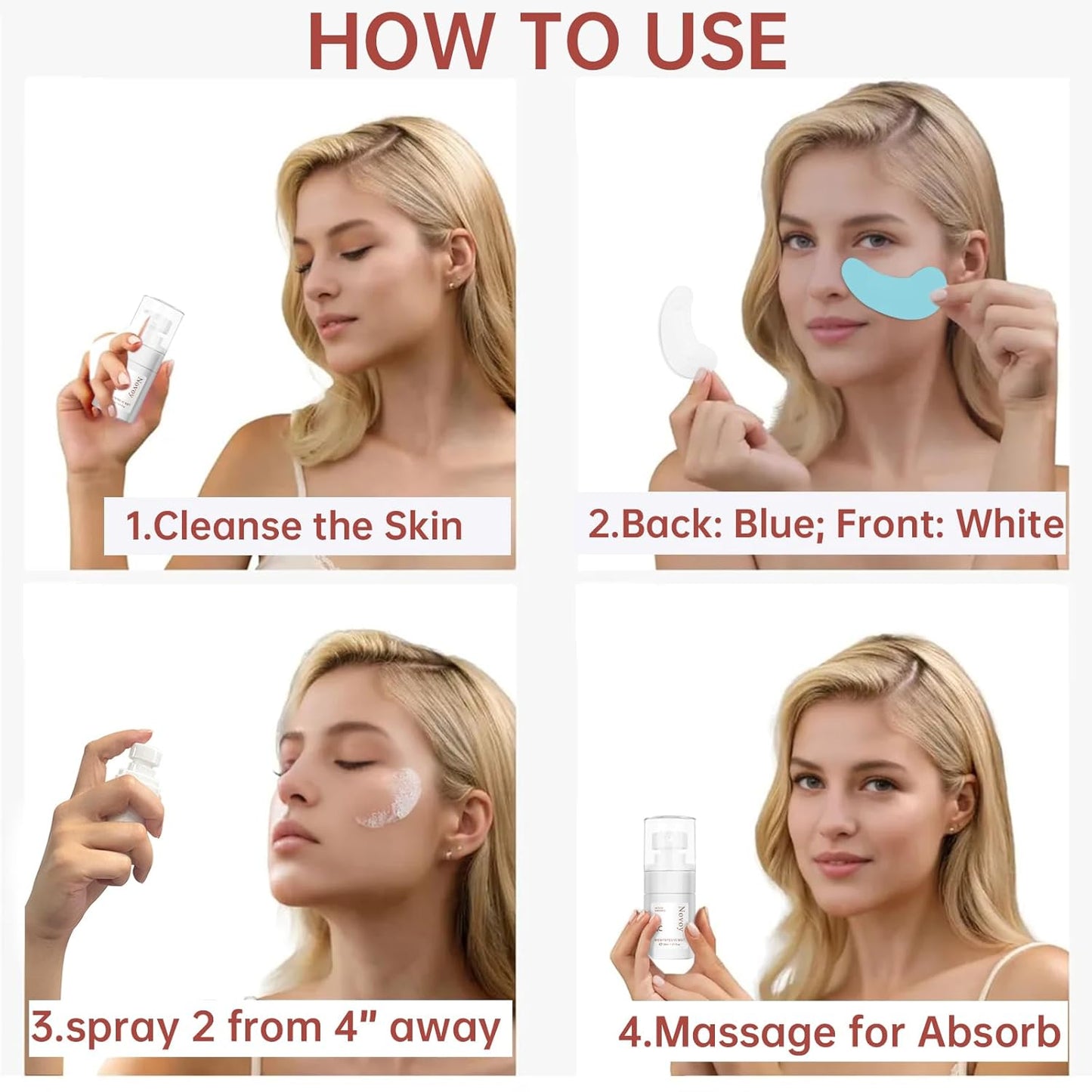 30 Pairs 3-Secs Melting Collagen Under Eye Patches with Vitamin C Serum, Under Eye Mask for Puffy eyes and Dark Circles | Retinol+Hyaluronic+Niacinamide+Ceramides,Korean Popular Eye Patches