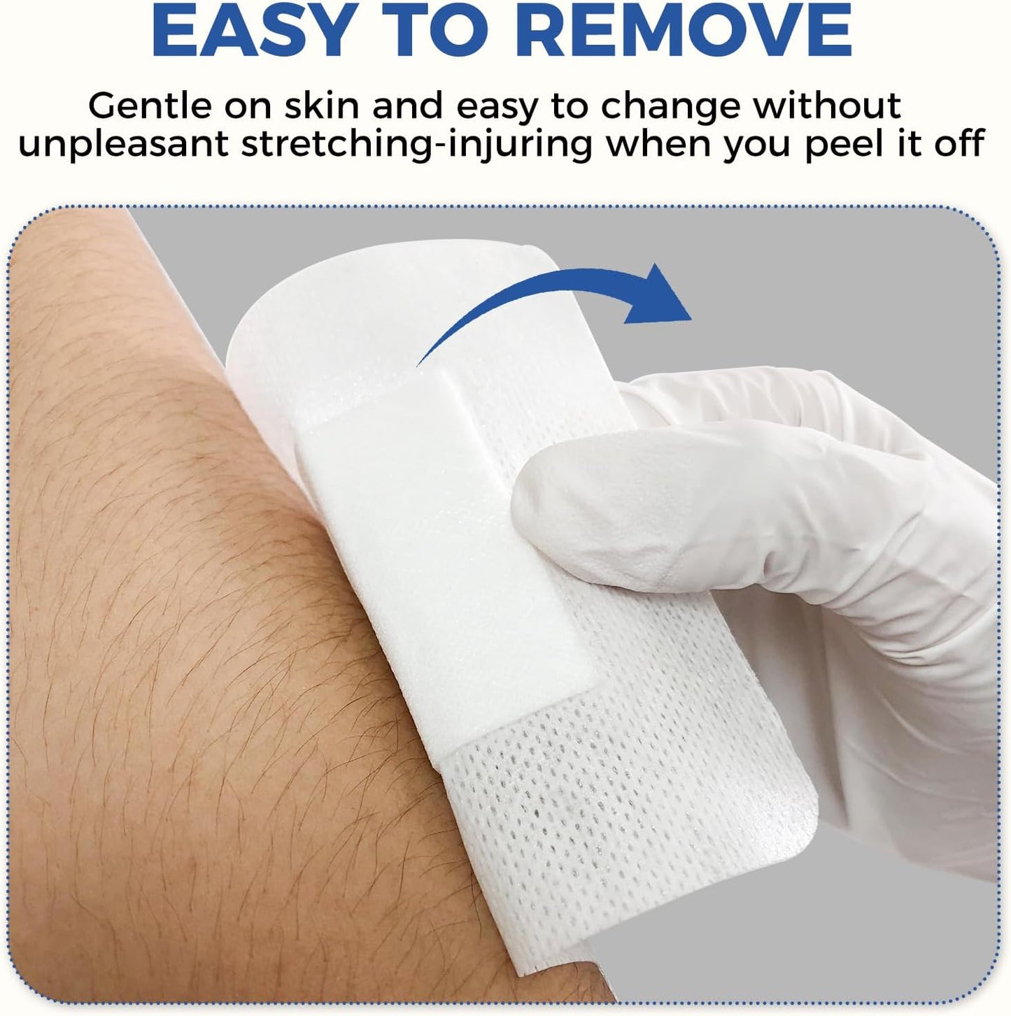 Island Dressing Bordered Gauze 2"x2", 30 Individually Packed Non-Stick Pad in Center with Adhesive Border,Soft Absorbent Medical Grade Dressing Gauze Pad for Wound Care and First Aid