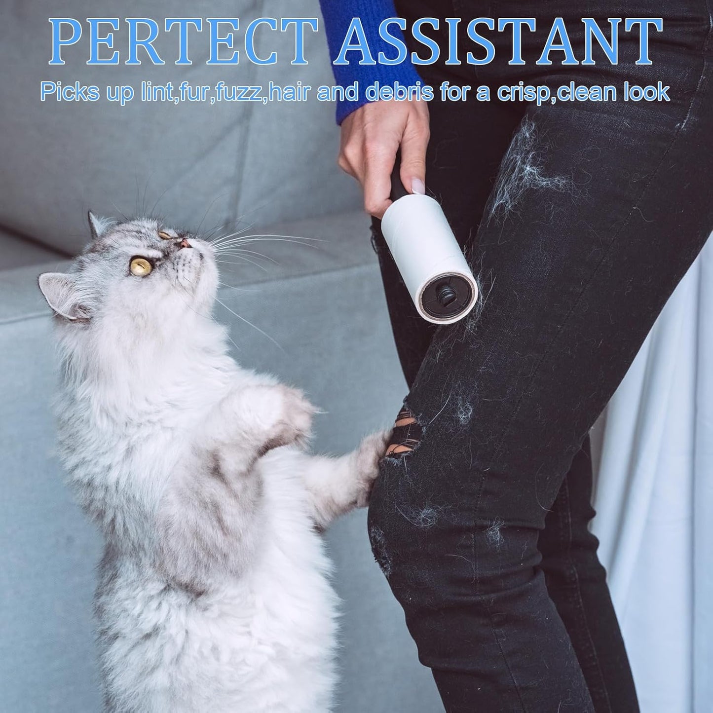 Hushee 36 Pcs Mini Lint Rollers for Pet Travel Size Clothes Roller Hair Lint Removers Sticky Tool for Clothes, Gift Bags, Pet Hair Removal