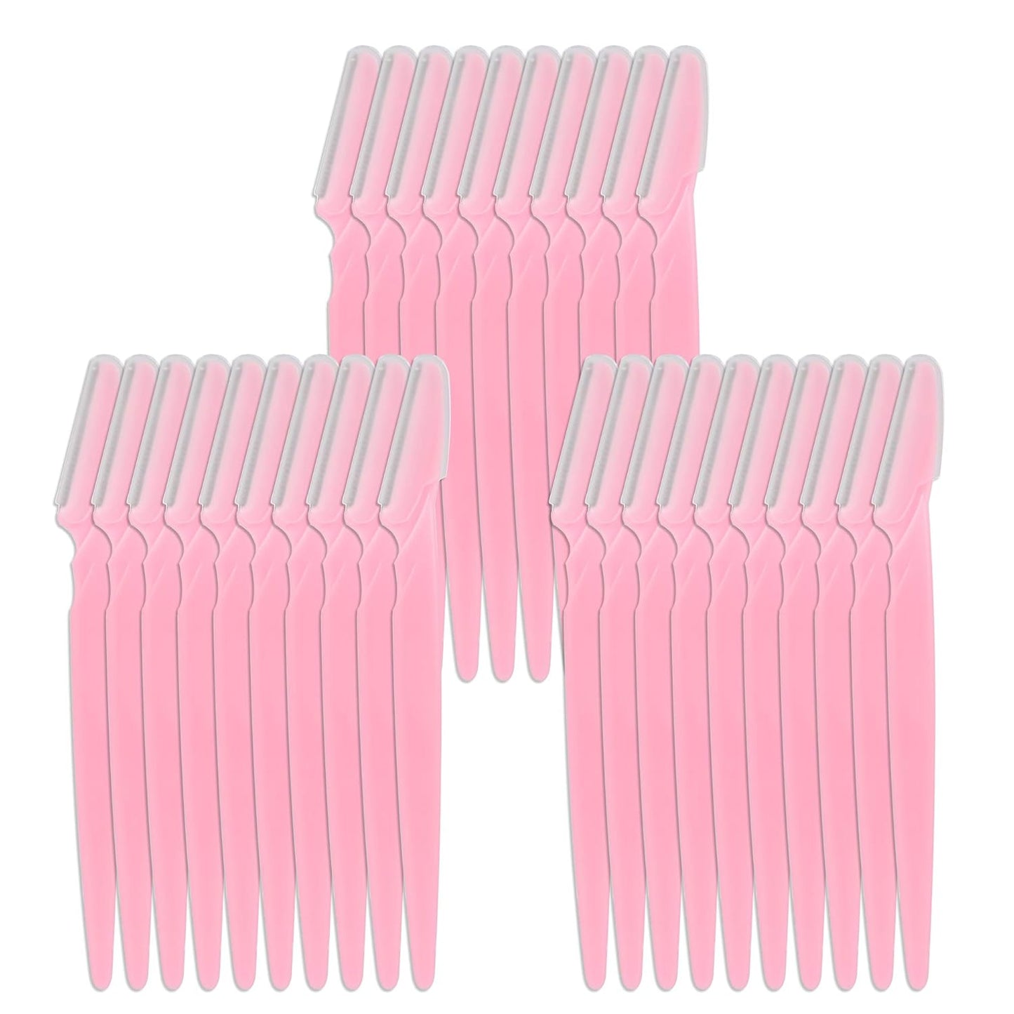 30 Pieces Eyebrow Razor Shaper Trimmer Shaver Facial Razor with Precision Cover for Women and Men