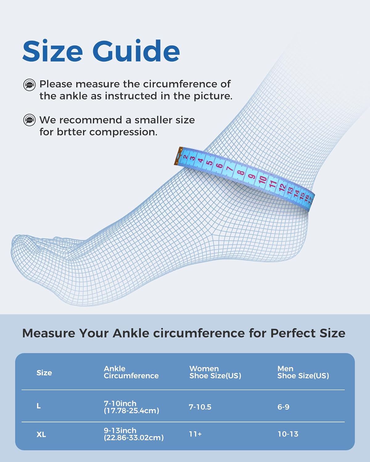 Tolaccea Ankle Ice Pack Wrap PRO for Injuries, Foot Ice Pack for Hot and Cold Therapy, Flexible Cold Pack for Plantar Fasciitis,Swelling,Sprained, ColdFocus for More Cooling X-Large (Pack of 1)