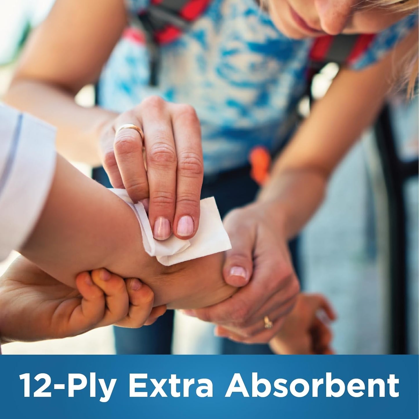 Amazon Basic Care Gauze Pads, 3x3 inches Sterile Medical Wound Dressing Sponges for Cleaning, Covering, & Cushioning Cuts & Minor Injuries, 50 Count (Pack of 1), (Previously All Health)