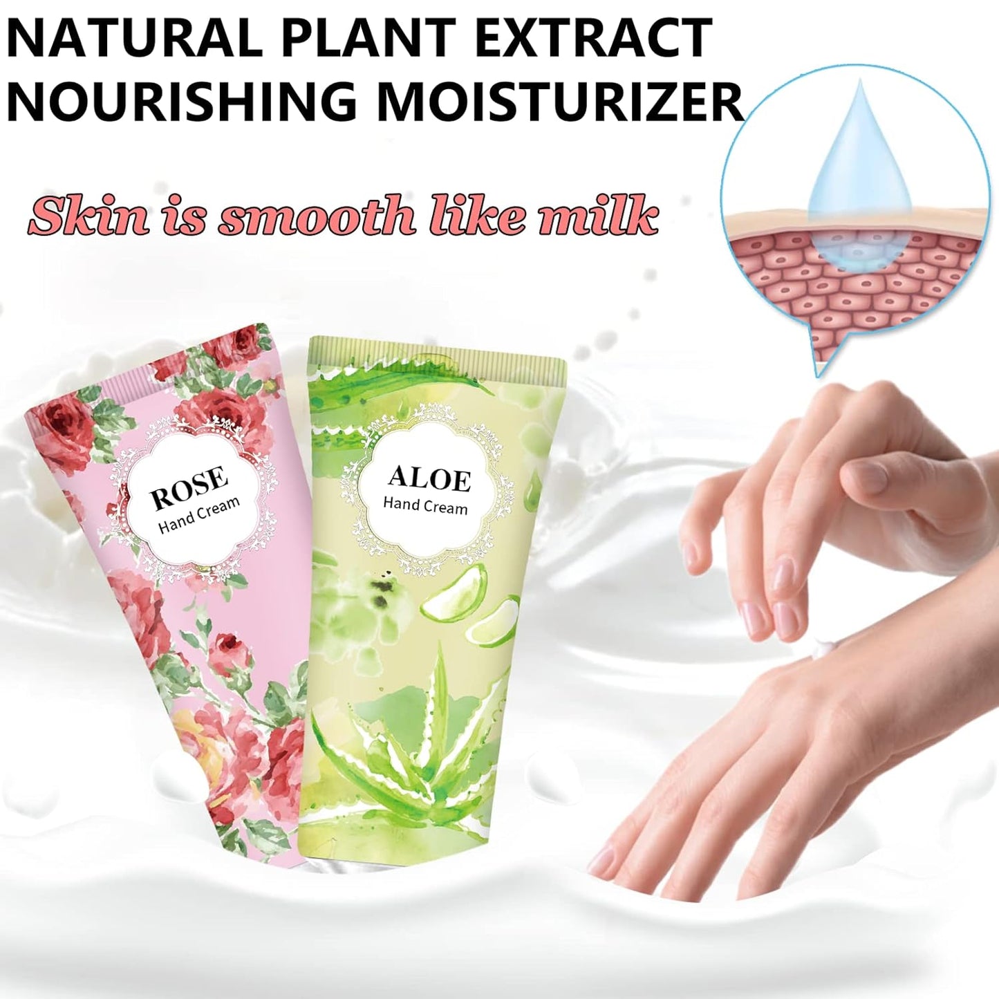 74 Pack Hand Cream Gift Set For Women and Girls,Stocking Stuffers Christmas Gifts Bulk,Appreciation Gifts,Nurses Gifts,Natural Plant Hand Lotion For Dry Cracked Hands,Mini Hand Lotion Travel Size