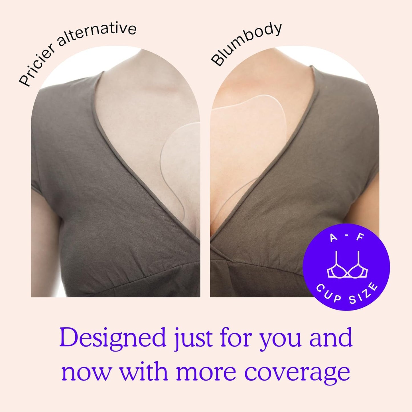 BLUMBODY Chest Wrinkle Pads – Anti-Wrinkle Silicone Patches Skin Firming, Smoothing – Reusable Overnight Chest Pads – Anti-Aging Crepe Erase Pad – Neck, Décolleté (1-Month Supply)