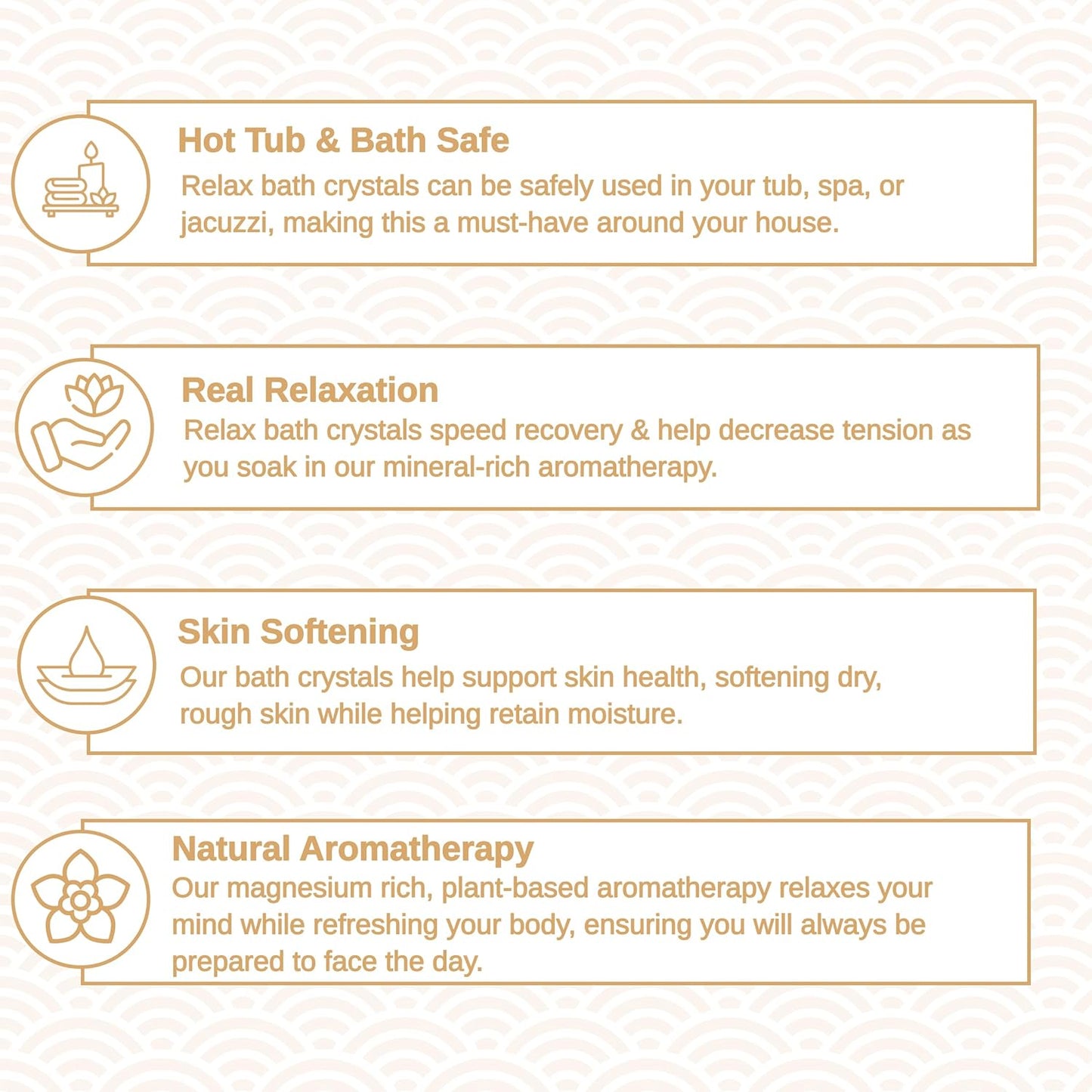 Relax Spa & Bath, Epsom & Dead Sea Salts, Aromatherapy Bath Salts for Hot Tub, Bath, or Spa, Infused with Magnesium, Warm French Vanilla Scent