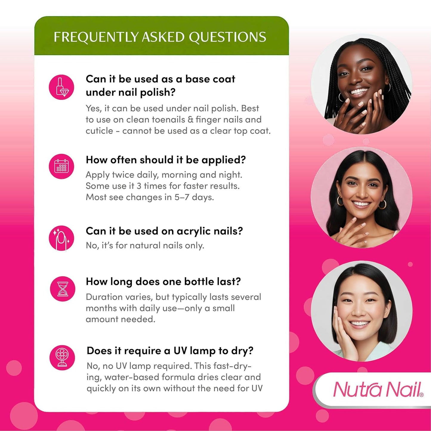 Nutra Nail 5 to 7 Day Growth Treatment - Fast Keratin Nail Hardener & Nail Strengthener for Thin Nails, Brittle & Damaged (0.47 Fl Oz)