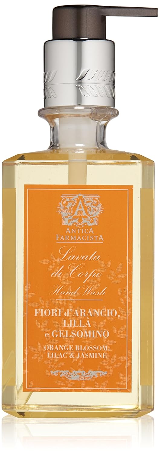 Antica Farmacista Hand & Body Wash - Luxury Nourishing Body Wash - Hydrating Hand Cleansing Wash - Bath & Body Gift - Orange Blossom, Lilac & Jasmine, 10 fl oz