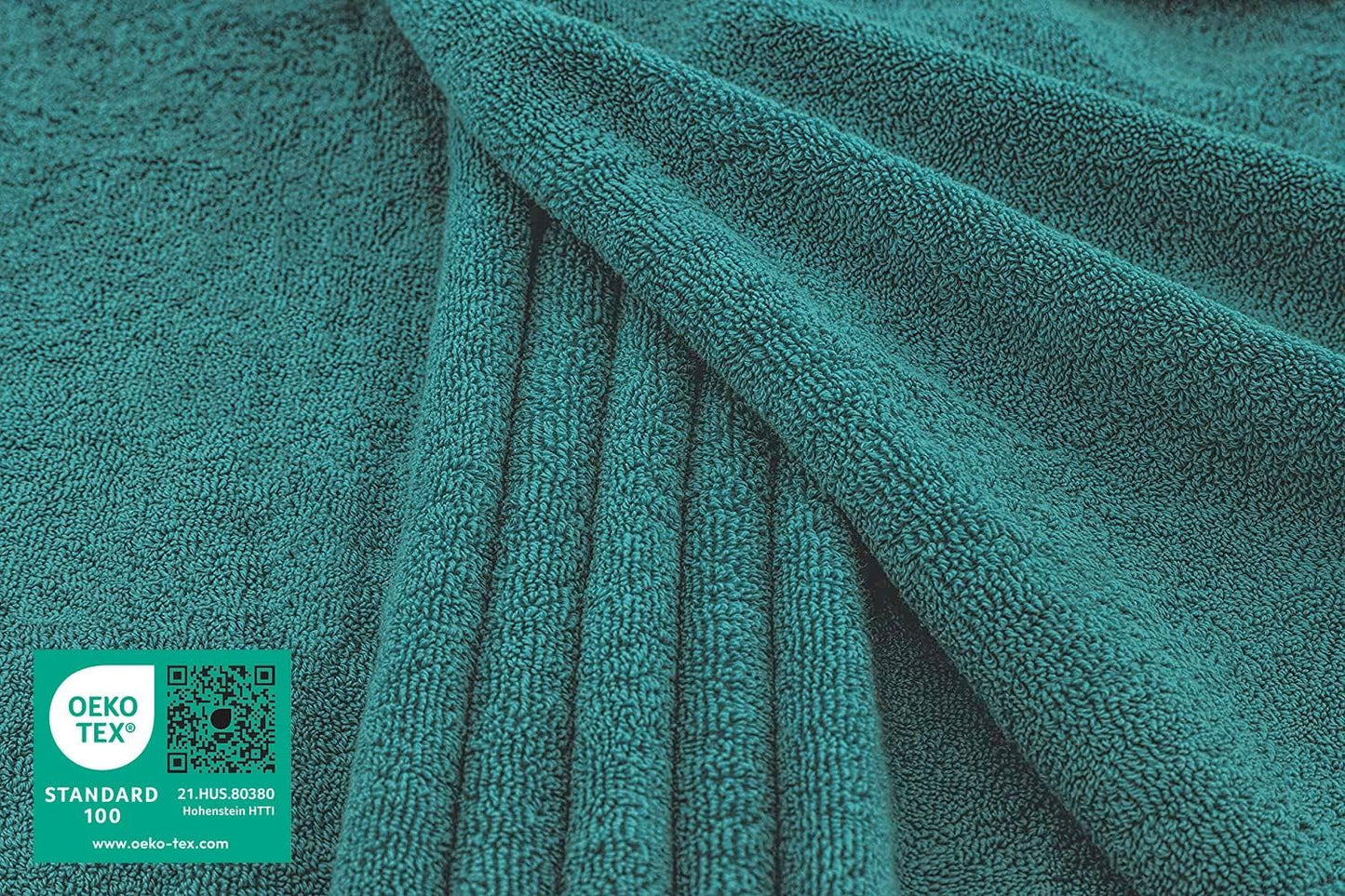 American Soft Linen Oversized Bath Sheet 40x80 Extra Large for Bathroom, 600 GSM 100% Cotton Turkish Jumbo Bathsheet Towels for Adults, Teal Bath Sheet