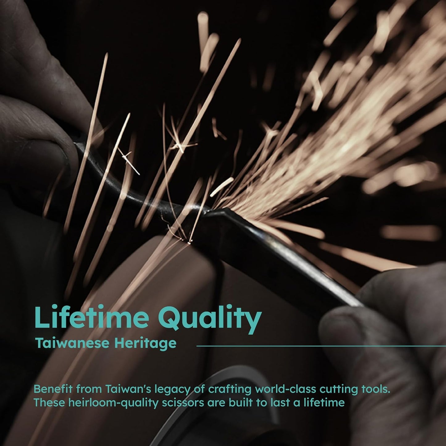 K9 6.5" Hair Scissors for Slide Cutting – Creating Clean, Defined Lines for a Polished haircut, Handcrafted, Ergonomic Handle, Barber Shears Made with Premium VG10 Steel for Superior Durability