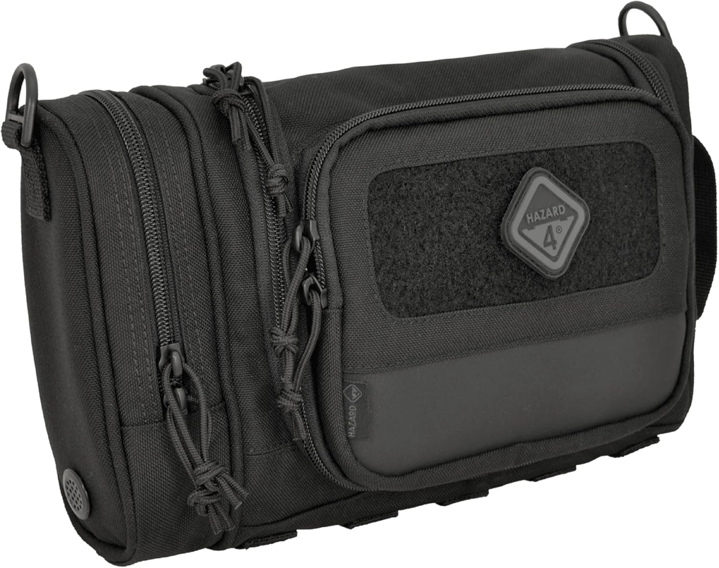 HAZARD 4 Reveille: Rugged Grooming Kit/Heavy-Duty Toiletry Bag - Black, 11.8 x 8.3 x 4.7 inches