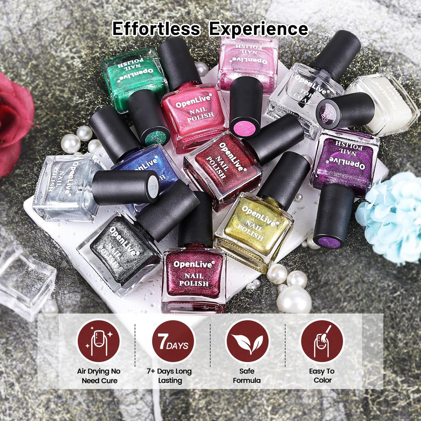 12Pcs Aurora Cat Eye Nail Polish with Base Coat Top Coat and Magnet Stick, Quick Dry Nail Polish for Holiday Gift Giving