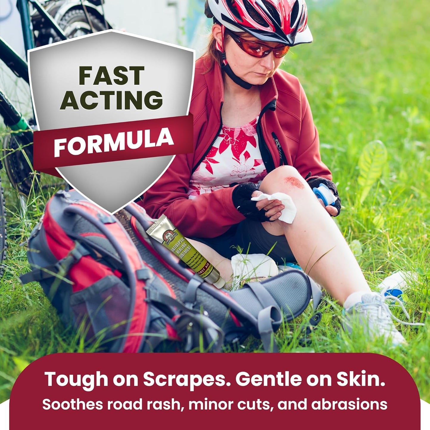 Brave Soldier Antiseptic Healing Ointment - Best Wound Care & Skin Repair Cream with Tea Tree Oil - First Aid Supplies for Burns, Wounds & More, 1 Ounce