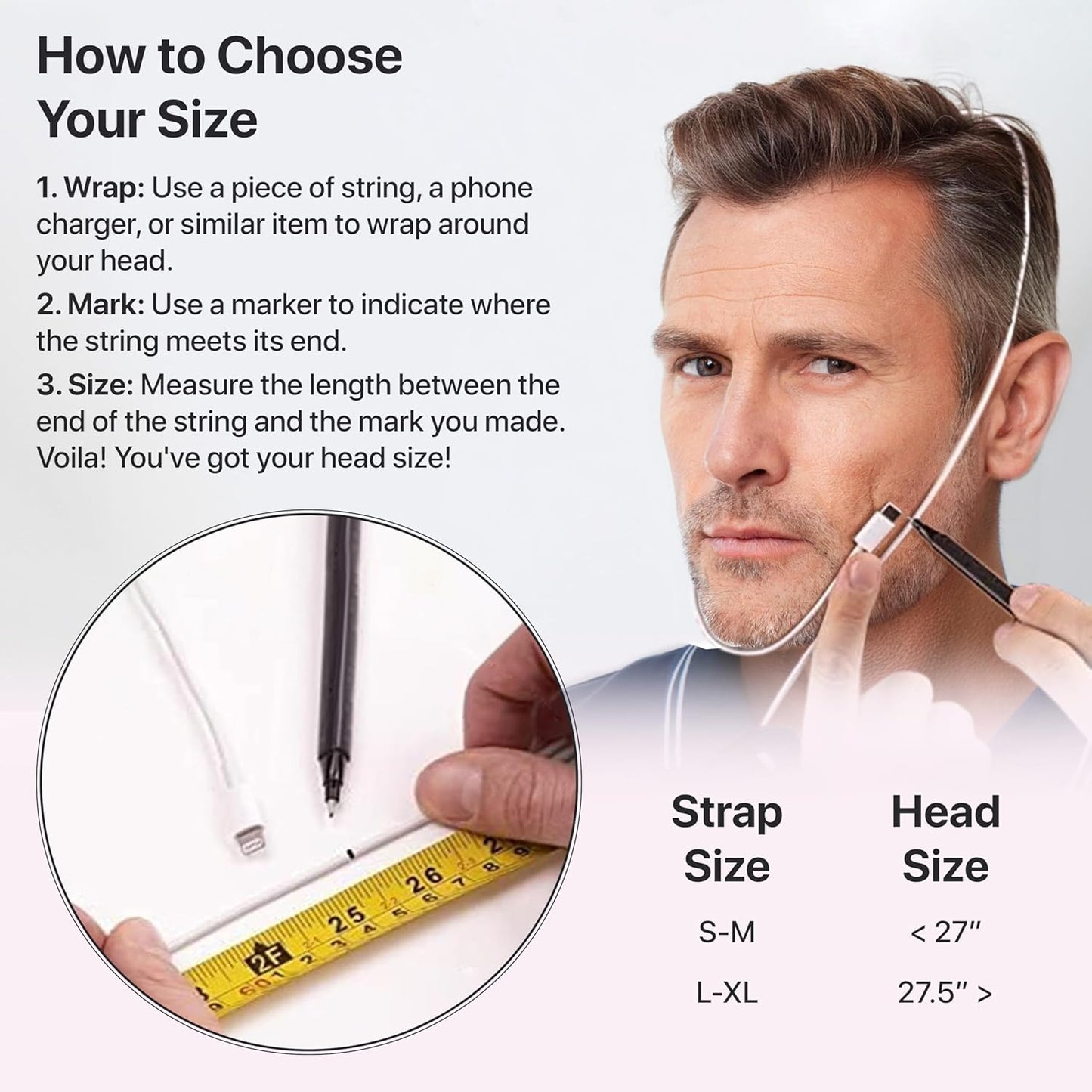 Chin Strap for CPAP Users | Comfortable Mouth Support to Encourage Closed Mouth Positioning Nasal Breathing for Men and Women Who Breathe Through The Mouth During Sleep by PIDOTI (Pink, S-M)