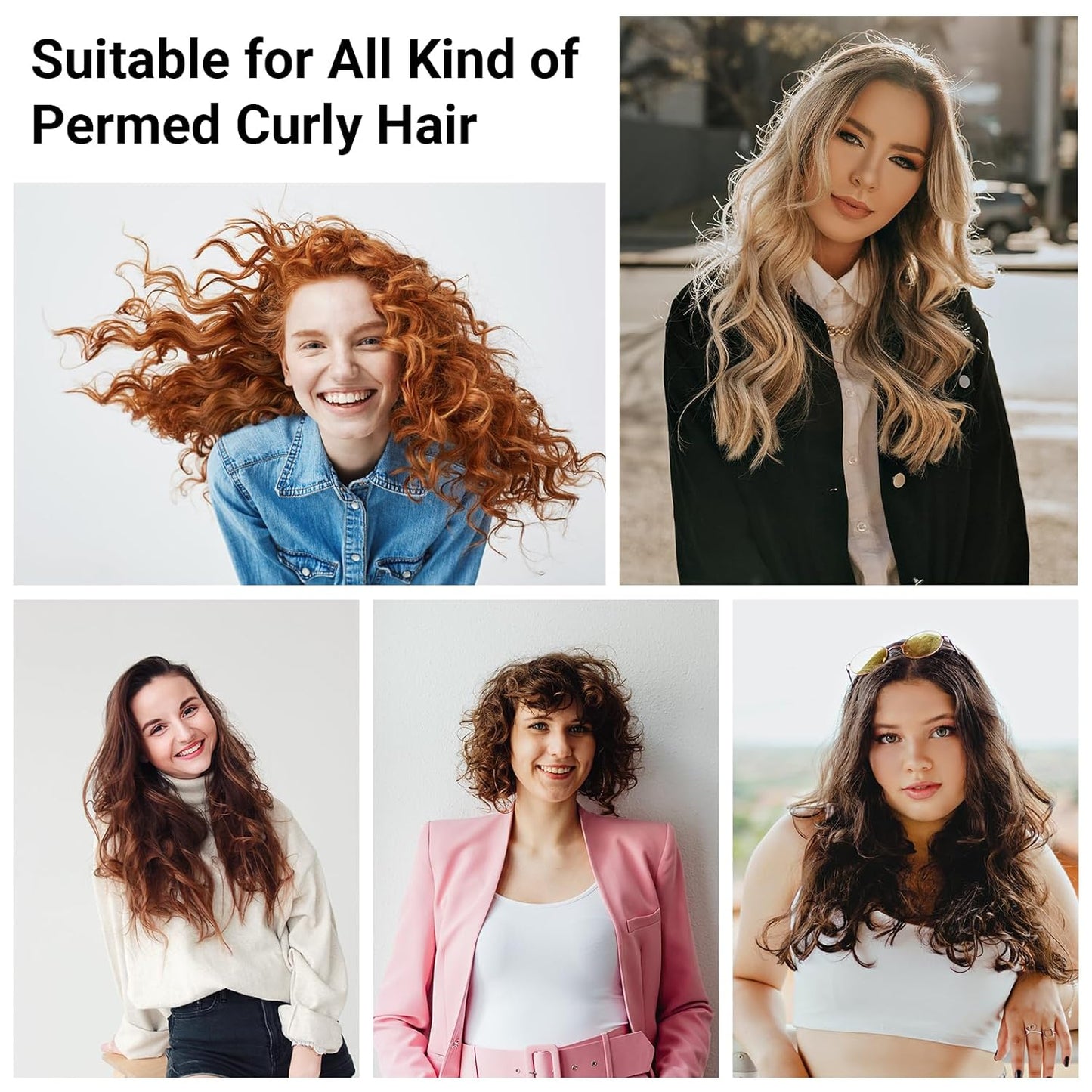 Segbeauty Universal Curly Hair Diffuser, Blow Dryer Diffuser for Wavy Natural Hair, Profession Hair Diffuser Attachment for Dryer Hairdressing Styling Tool Quick Dry Adjustable 1.65-3.15 Inch Nozzle