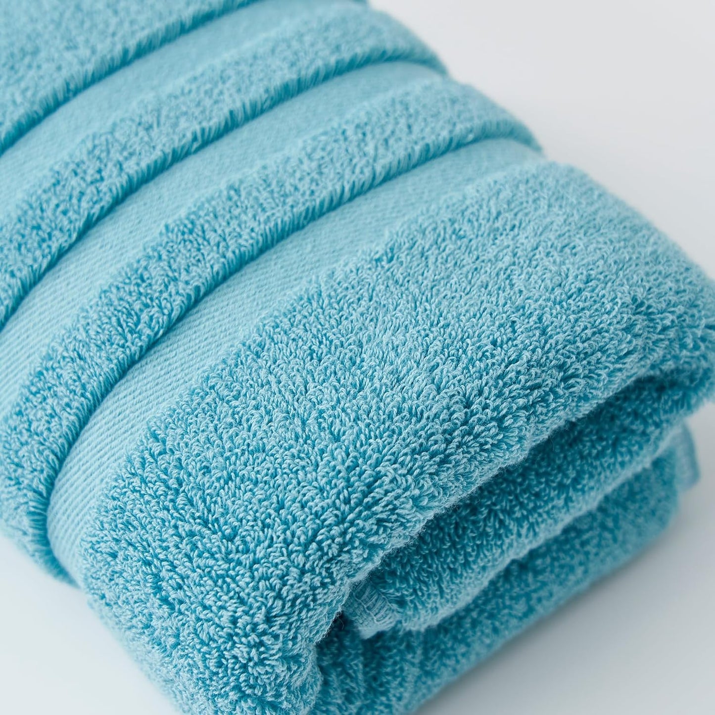 kimteny 100 Persent Cotton Premium Hand Towels Set of 2, (16 x 32 inches) 600GSM Cotton Thick Towel, Ultra Soft and Highly Absorbent Towels for Bathroom Gym Shower Hotel Spa (Navy Blue)