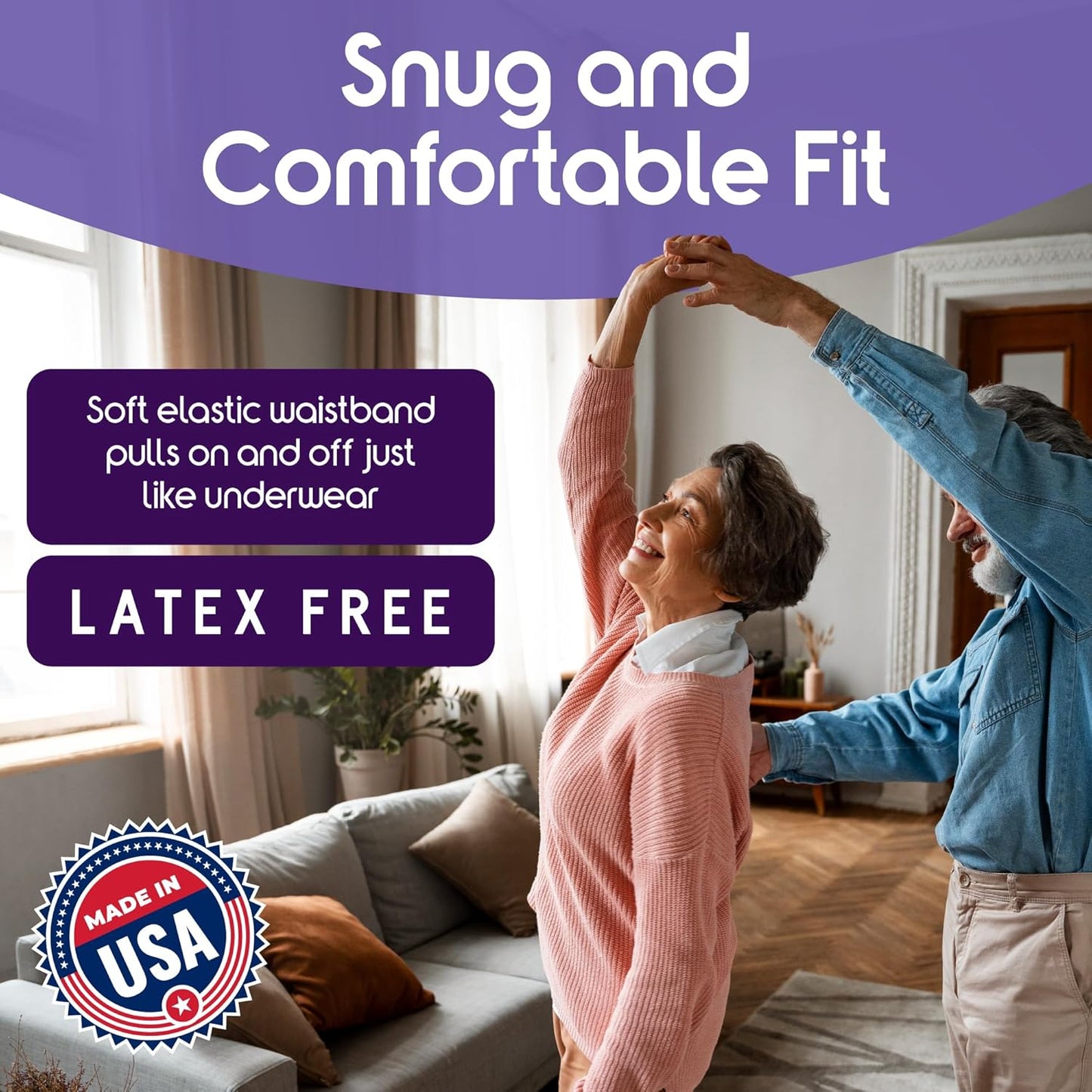 Inspire Protective Underwear for Men and Women Incontinence Underwear | Adult Diapers | Disposable Underwear for Adults | Adult Pull Ups - 4 Bags of 14 | 56 Total (Extra Large)