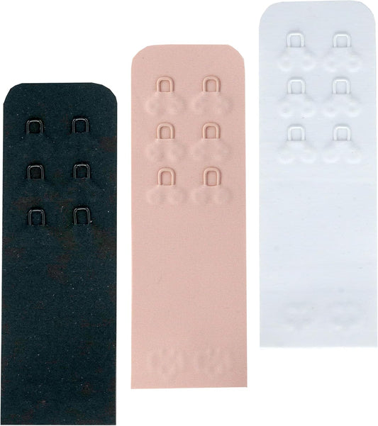 SAMGU Women's Soft Bra Extender 2 Hook / 3 Hooks / 4 Hooks Seamless Comfortable Bra Strap Extender Extension