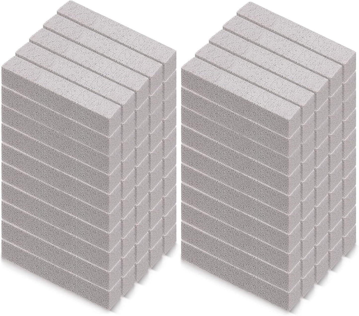 100 Pack Pumice Stone for Toilet Cleaning Bowl Stick Toilet Pumice Scouring Pad Pumice Stick Cleaner for Toilet, Bathtubs, Bathroom, Kitchen Sink, Pool, Grill, 5.9 x 1.37 x 0.98 Inch