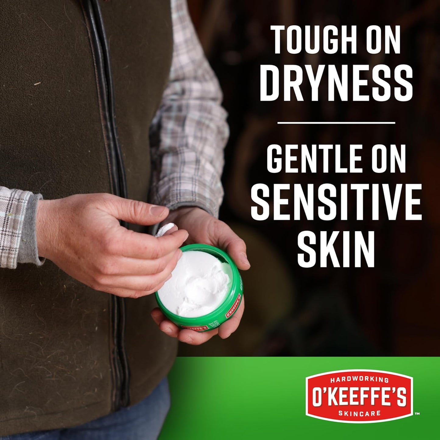 O'Keeffe's Working Hands Hand Cream for Extreme Dryness - 3.4 oz Jar (12 Pack) - Repairing Skincare for Cracked, Dry Hands