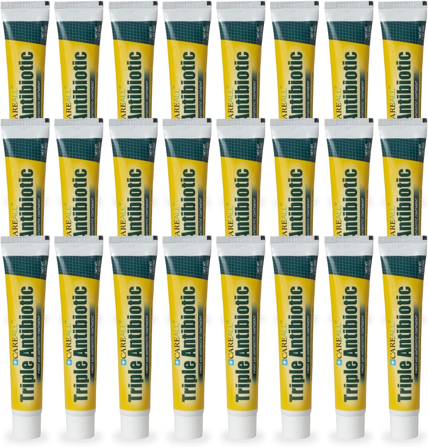 CareAll Triple Antibiotic Ointment 1.0 oz (24 Pack), First Aid Ointment for Minor Scrapes, Cuts, and Burns to Help Guard Against Infection, Compare to The Active Ingredients of Leading Brand