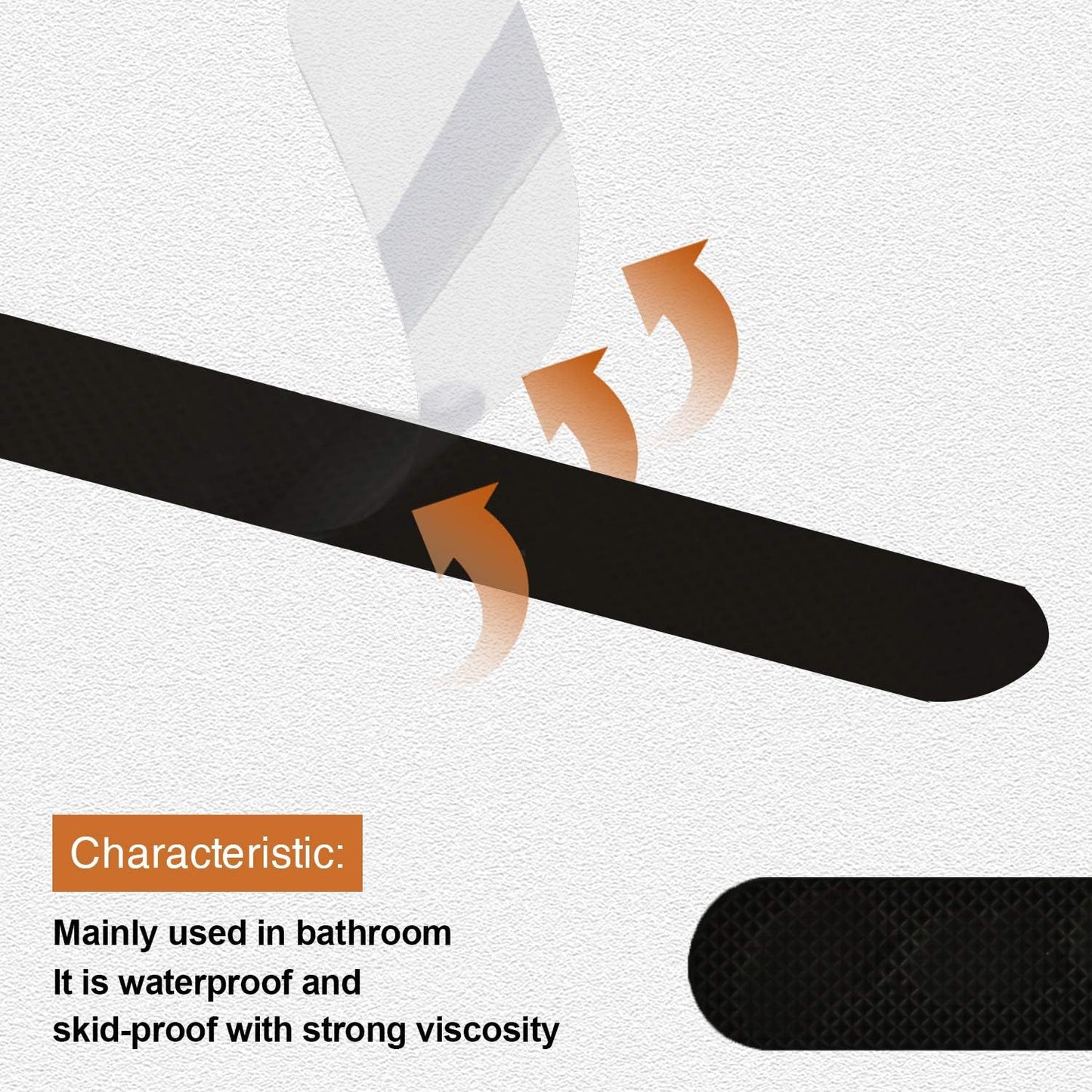 Anti Slip Shower Stickers, Safety Bathtub Strips Adhesive Decals with Premium Scraper for Bath Tub Shower Stairs Ladders Boats