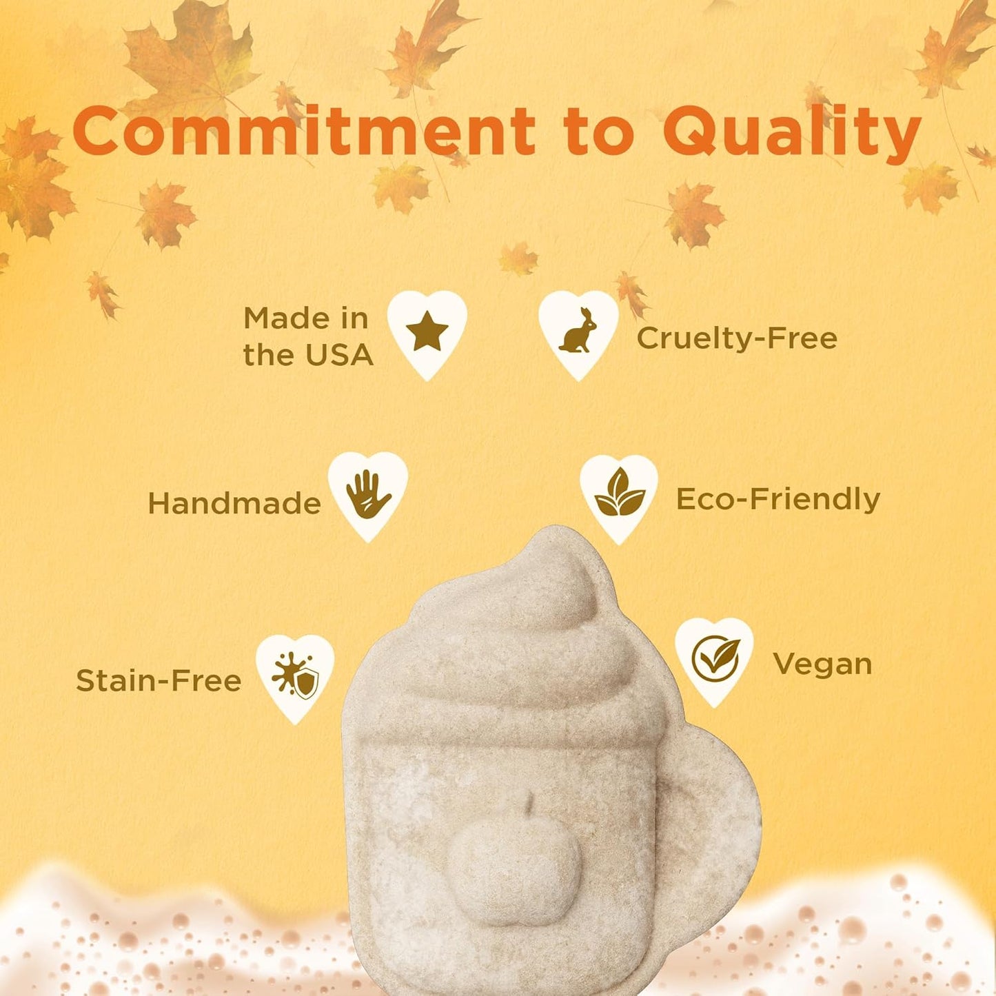 Pumpkin Spice Latte Bath Bomb for Women & Girls – Luxury Fall Bath Bombs (Giftable Packaging) - Natural & Relaxing Fall Gift - Vanilla, Cinnamon & Pumpkin Scented - Boo Basket Stuffers for Women