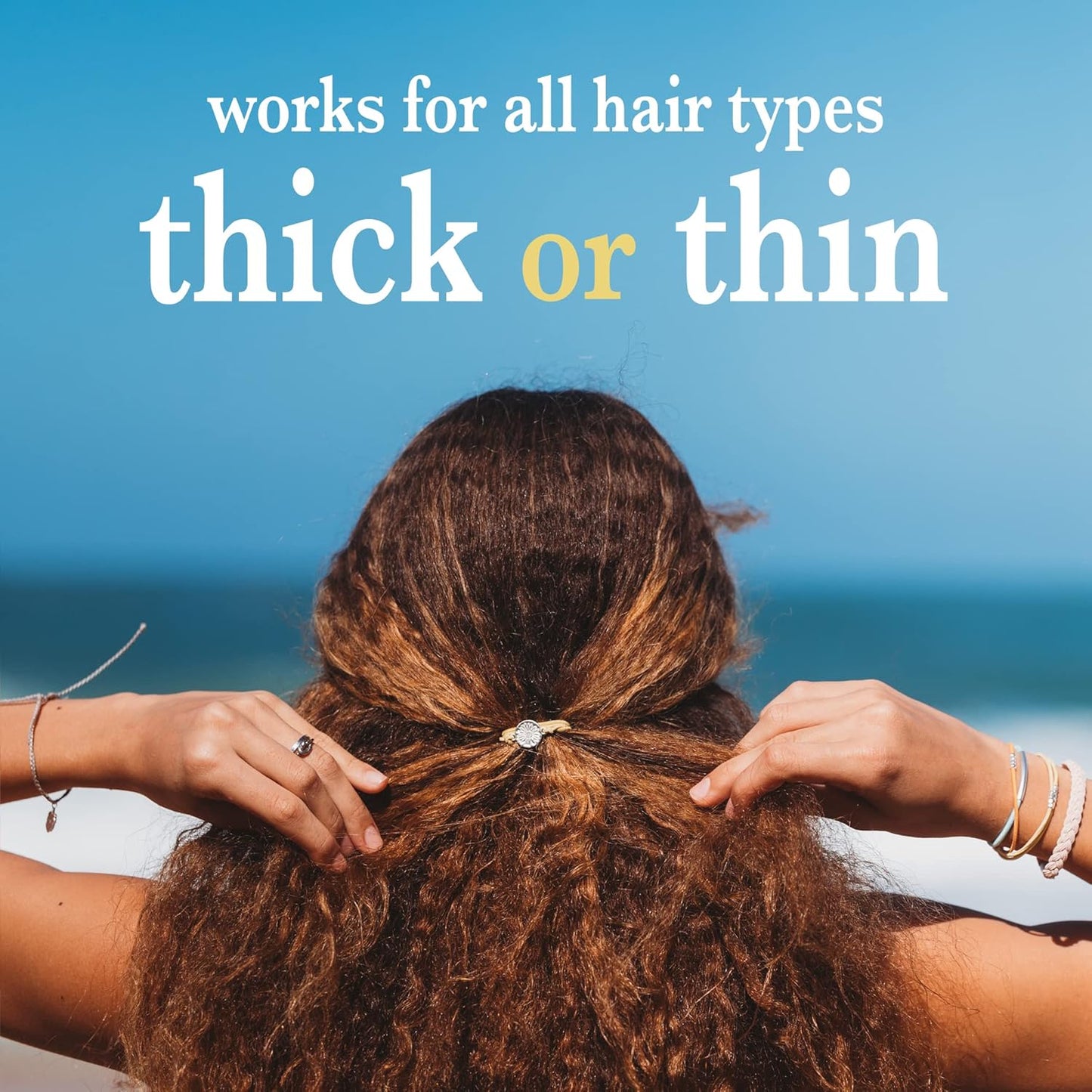 K'lani Hair Tie Bracelets for Women - Elastic Hair Bands That Double as Stylish Jewelry - Inspire - Small