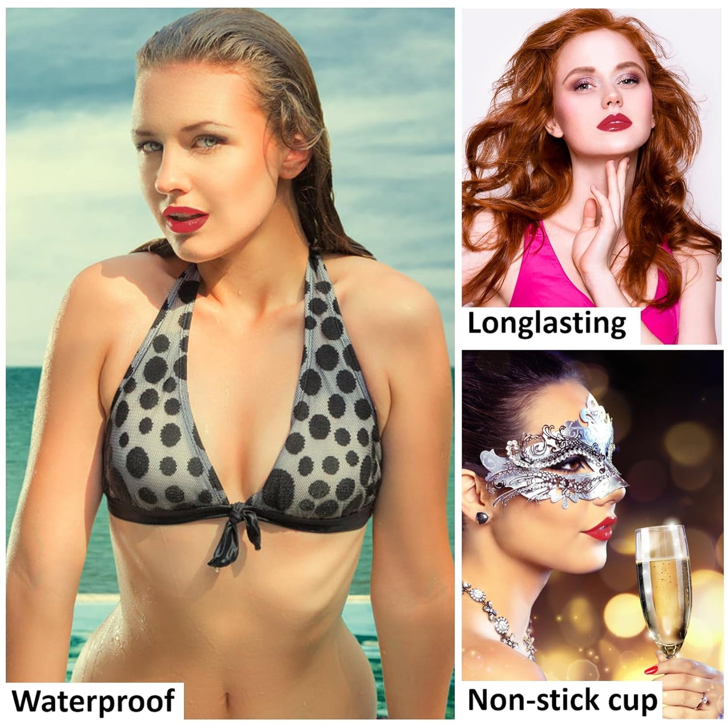 1 Pack Crystal Flower Jelly Lipstick,Magic Color Changing Lipstick,PH Clear Temperature Color Changing Lip Gloss,Lip Balm,Long Lasting Nourishing Moisturizing Lip Stick Set H04