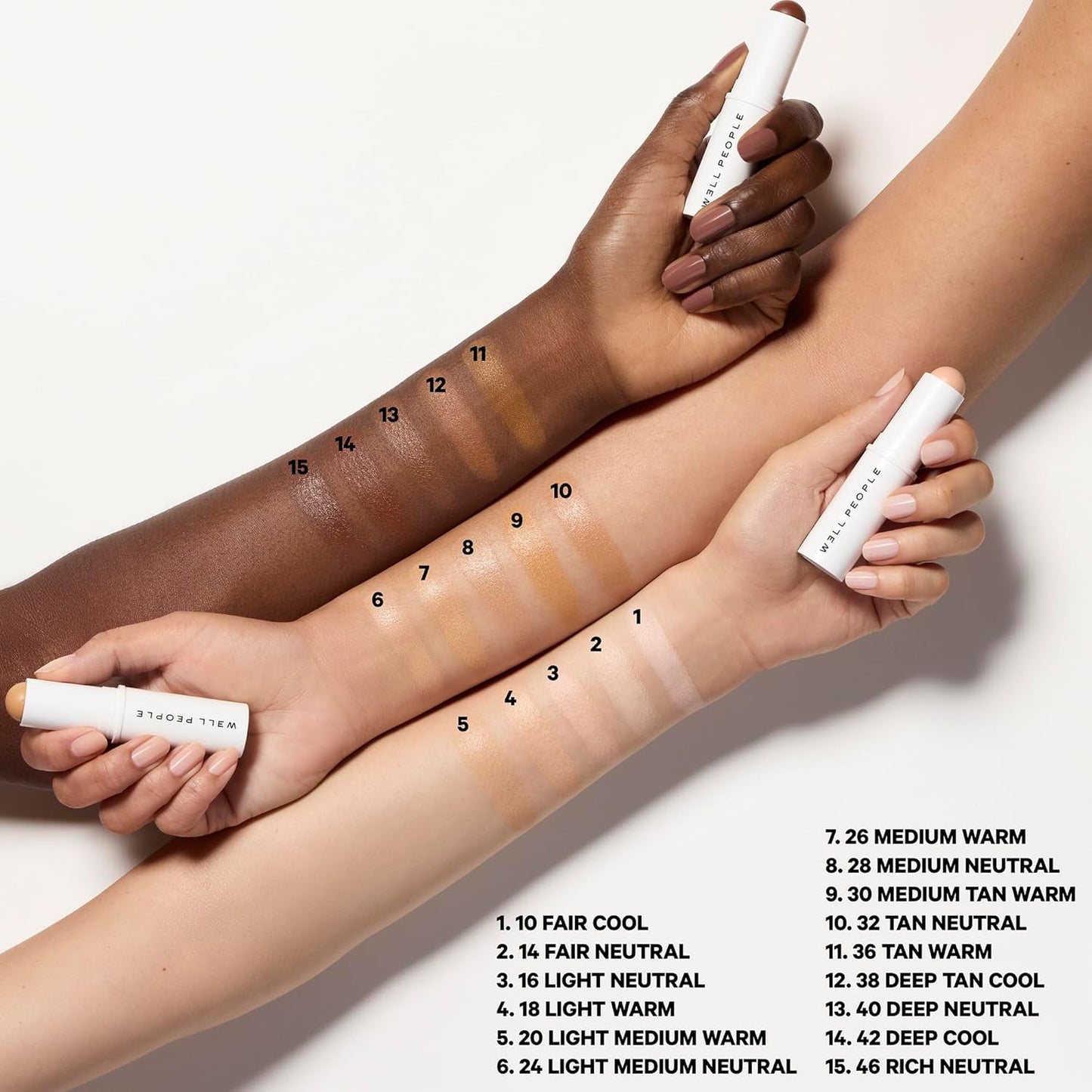 Well People Supernatural Complexion Stick Foundation + Concealer, Buildable, Light-to-Medium Coverage, Soft Matte Finish, Lightweight + Hydrating, Multi-Use, Vegan & Cruelty-Free, 40 Deep Neutral