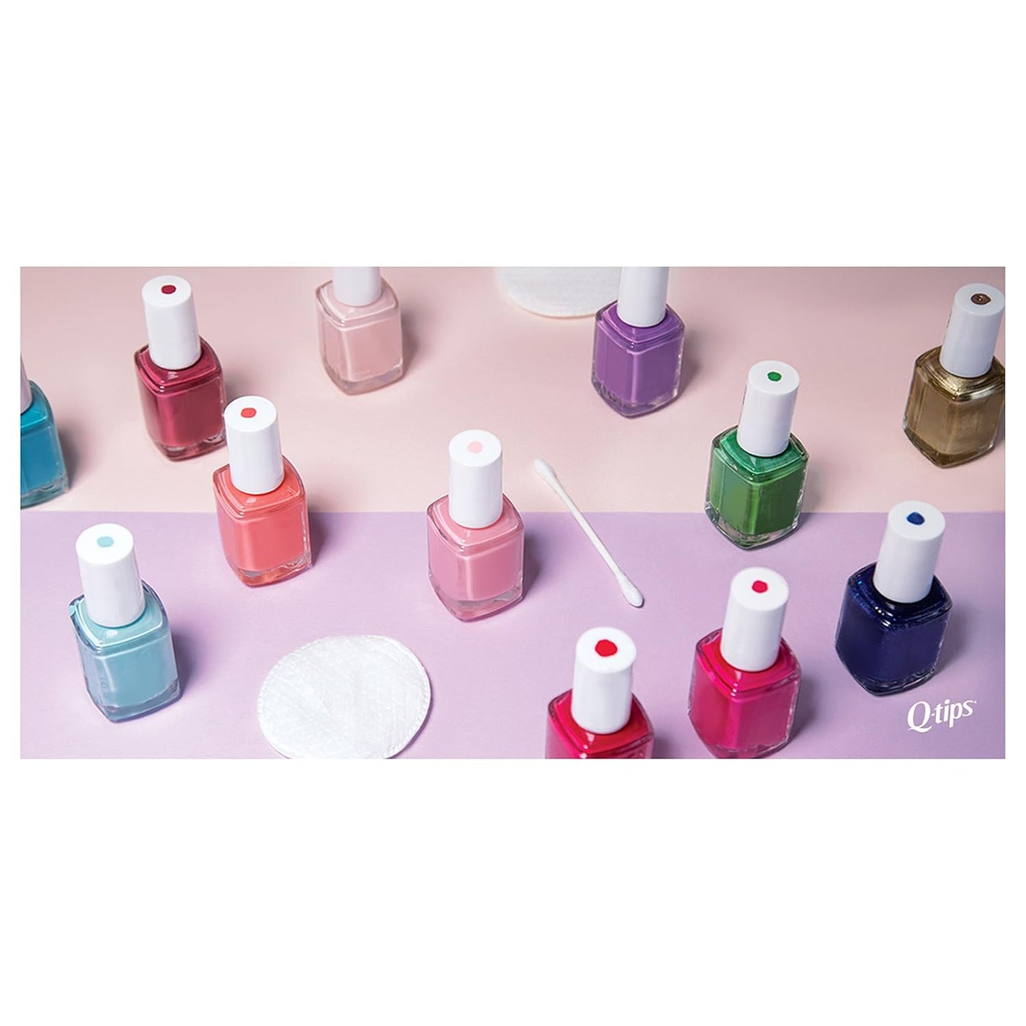 Q-tips Cotton Swabs for Hygiene and Beauty Care Original Cotton Swab Made with 100% Cotton 625 Count, White (Pack of 2)