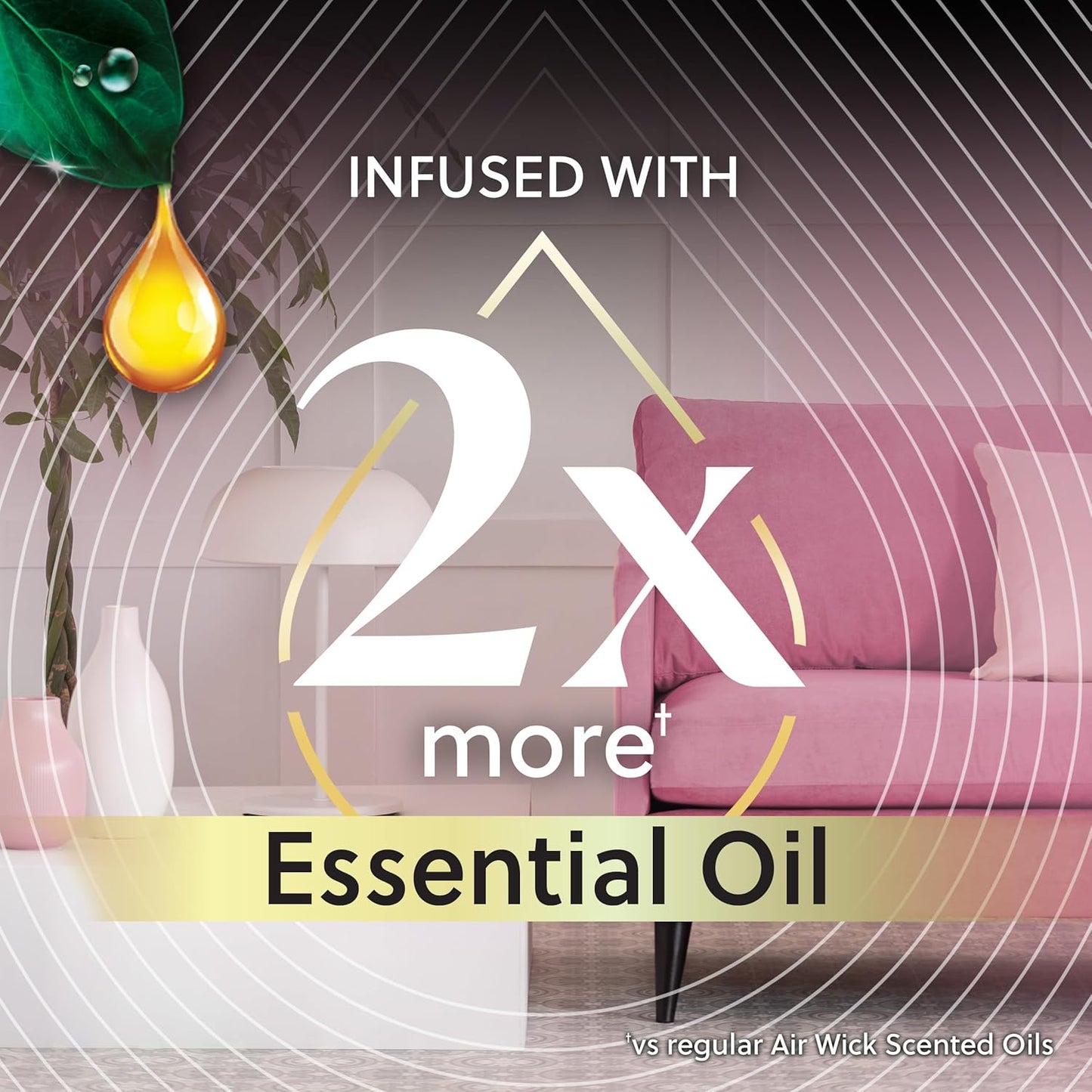 AIR WICK Scented Oil - Vibrant Refill Sweet Hibiscus & Magnolia 5 ct.