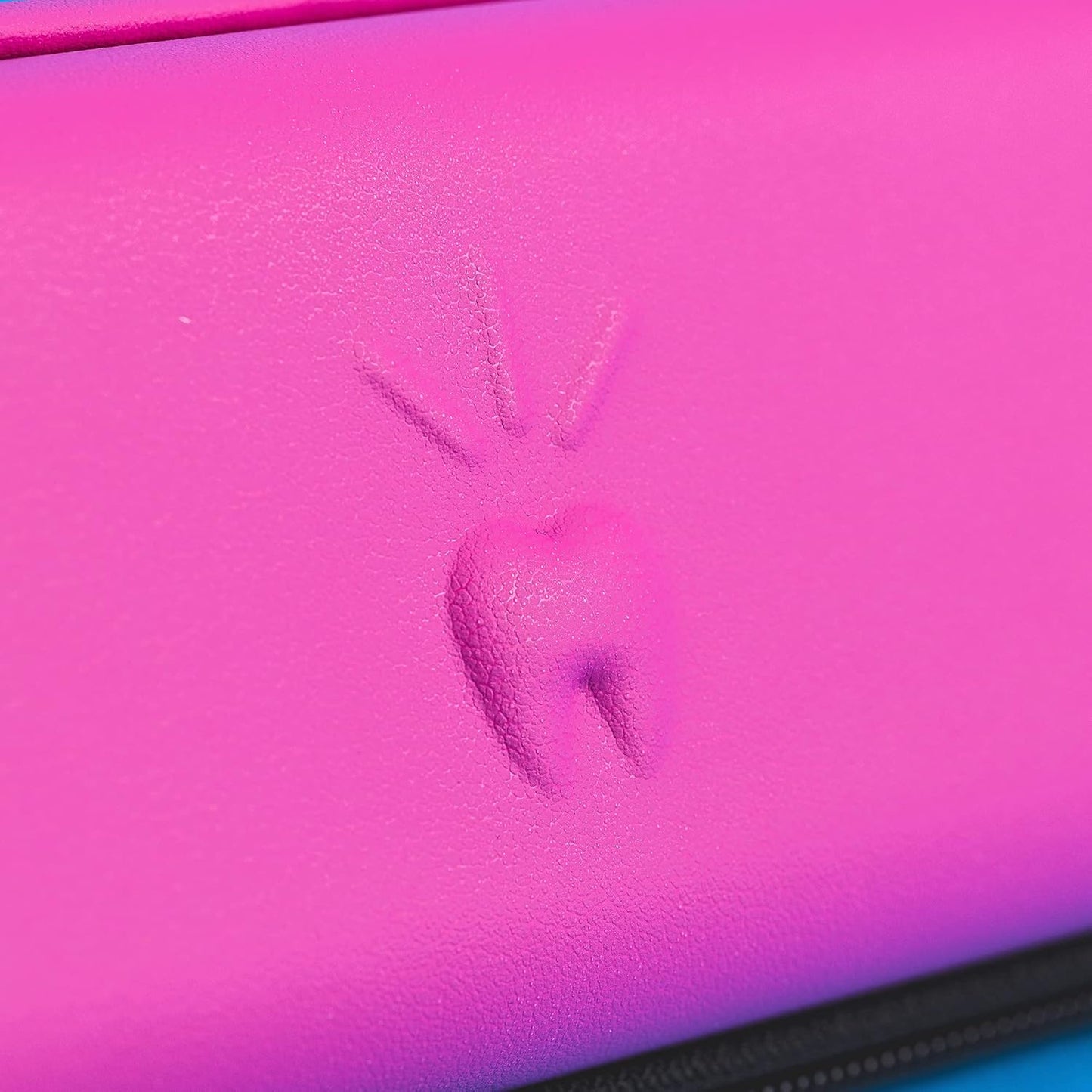 Triple Bristle Sonic Toothbrush Travel Case | Portable Breathable Toothbrush Hard Carrying Bag for Traveling, Camping, Business Trip | Mesh Pocket for Accessories | Pink