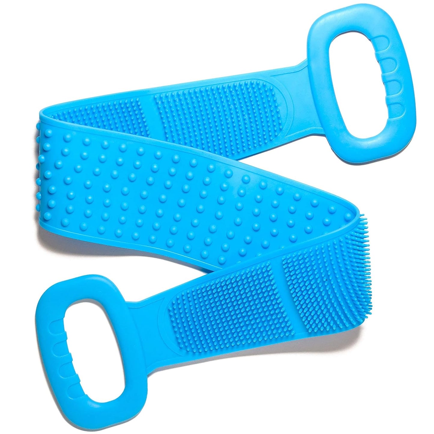 Silicone Back Scrubber, Easily Scrub any Part of your Body, Exfoliating Device to Help with Dry Skin, Perfect Skin Exfoliator for the Bath and Shower, Cleans and Helps Prevent Acne