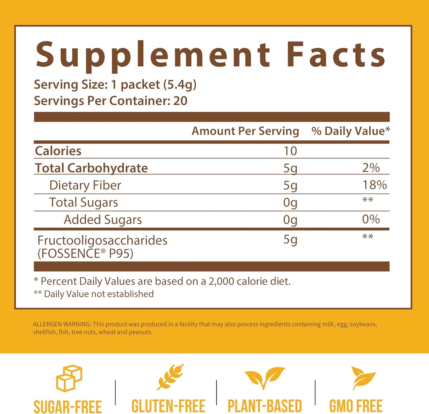 GoBiotix Fiber Supplement Powder with Prebiotics for Digestive Health and GLP-1 Support, Soluble Fiber for Gut Health & Debloat, Keto, Vegan, Gluten & Sugar Free, 20 Servings (Travel)