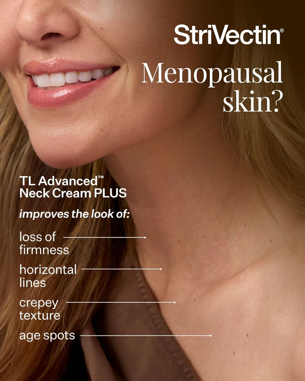 StriVectin TL Advanced Tightening Neck Cream PLUS - 3.4 oz - Tighten and Lift Neck Cream, Visibly Reduces Sagging and Crepey Skin, Improves Décolleté Lines and Wrinkles for Smooth, Youthful Skin