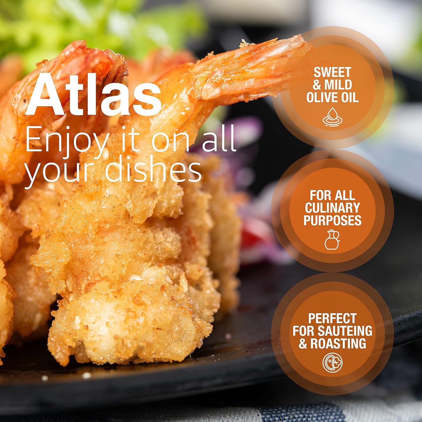 Atlas 750 mL Organic Cold Press Extra Virgin Olive Oil with Polyphenol Rich from Morocco | Newly Harvested Unprocessed from One Single Family Farm | Moroccan EVOO Trusted by Award-Winning Chefs