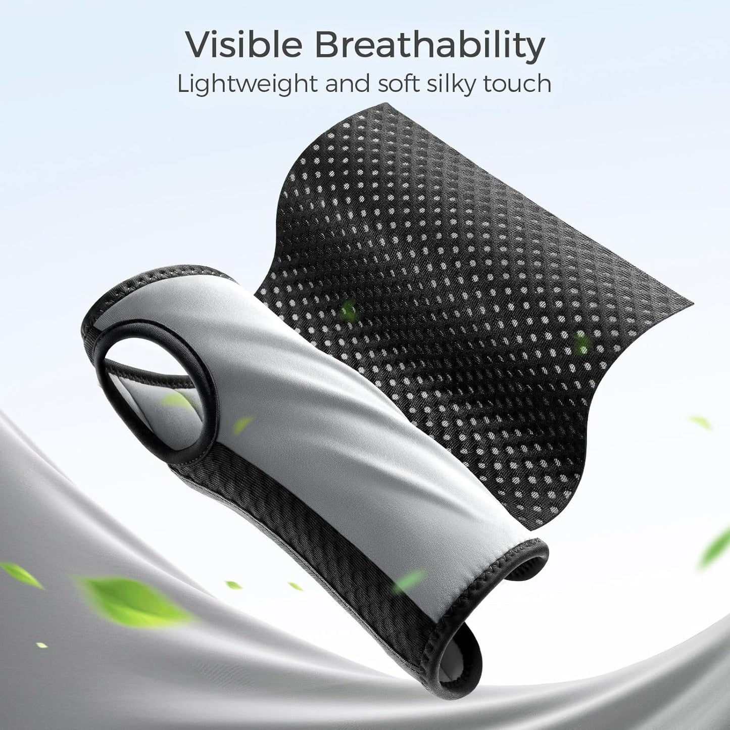 FREETOO Tendonitis Wrist Brace Night Support Fit Right Hand for Work, Pain Relief Wrist Splint for Arthritis, Sprain for Sleeping, Hand Brace for Carpal Tunnel For Women Men (Right, L/XL, Black/Grey)