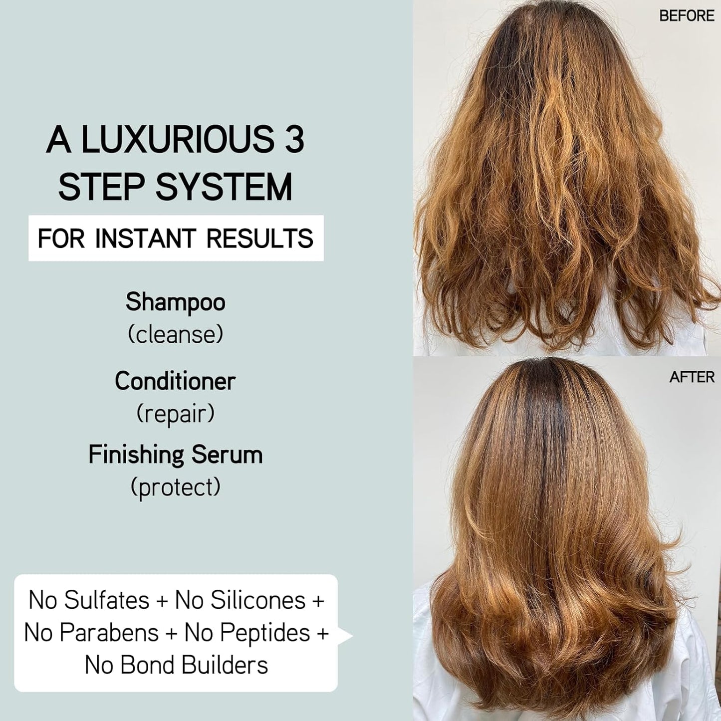 ILES FORMULA Mini Signature Collection – Moisturizing Travel Shampoo & Conditioner w/Mini Finishing Serum Blow Dry Cream for Dry, Damaged, Frizzy Hair - Salon Grade Anti-Frizz Hydrating Hair Care Set