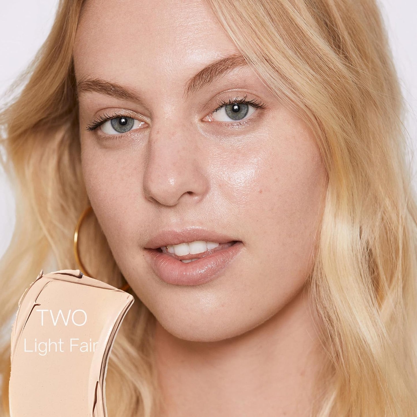 Saie Slip Tint Tinted Moisturizer with SPF 35 - Light Coverage, Glowy Skin Tint & Mineral Sunscreen for Face with Hydrating Hyaluronic Acid - Summer Makeup Essential - Shade Two (1.35 oz)