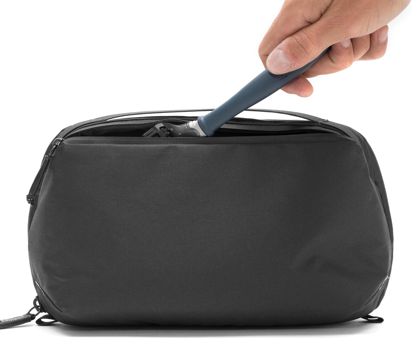 Peak Design Wash Pouch, Coyote, Ocean Edition, Travel Toiletry Bag, Upright or Hanging Dopp Kit with Pockets, Magnetic Toothbrush Pocket, Wide UltraZip Opening, Toiletry Bag for Men and Women