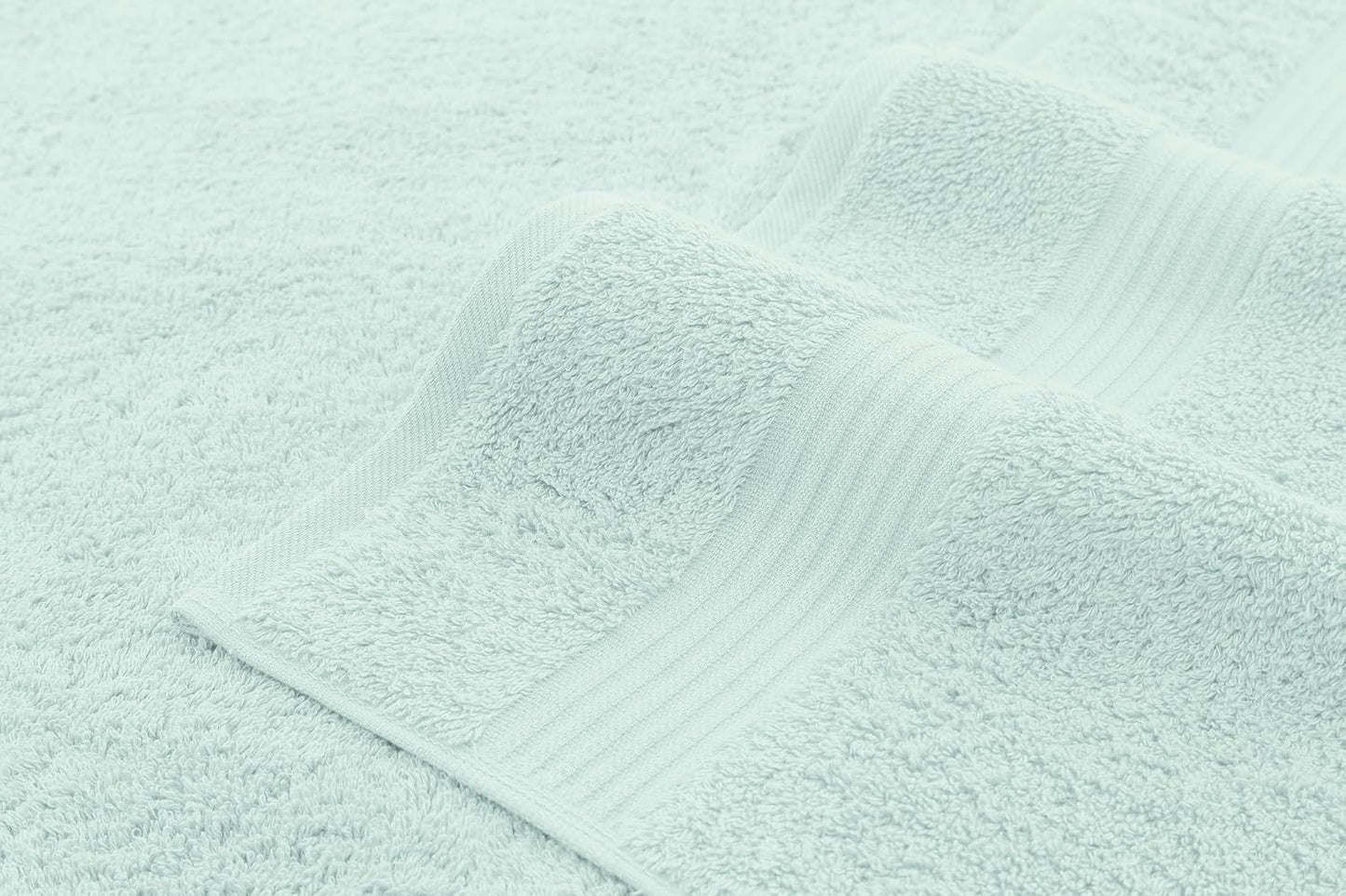 American Veteran Towel, 100% Cotton Turkish 6 Piece Towel Set, Luxury Towels Set of 6 for Bathroom Essentials, 2 Bath Towel 2 Hand Towel 2 Washcloth, Mint Green