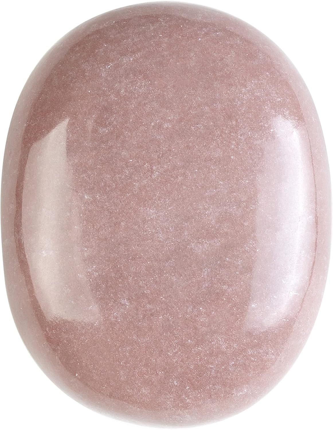 Crocon 50mm Pink Agate Large Oval Palm Stone 900+ Carats Pocket Massage Worry Stones for Natural Body Chakra Balancing Reiki Healing Stones and Crystal Grid Healing Massage Spa Energy Crystals