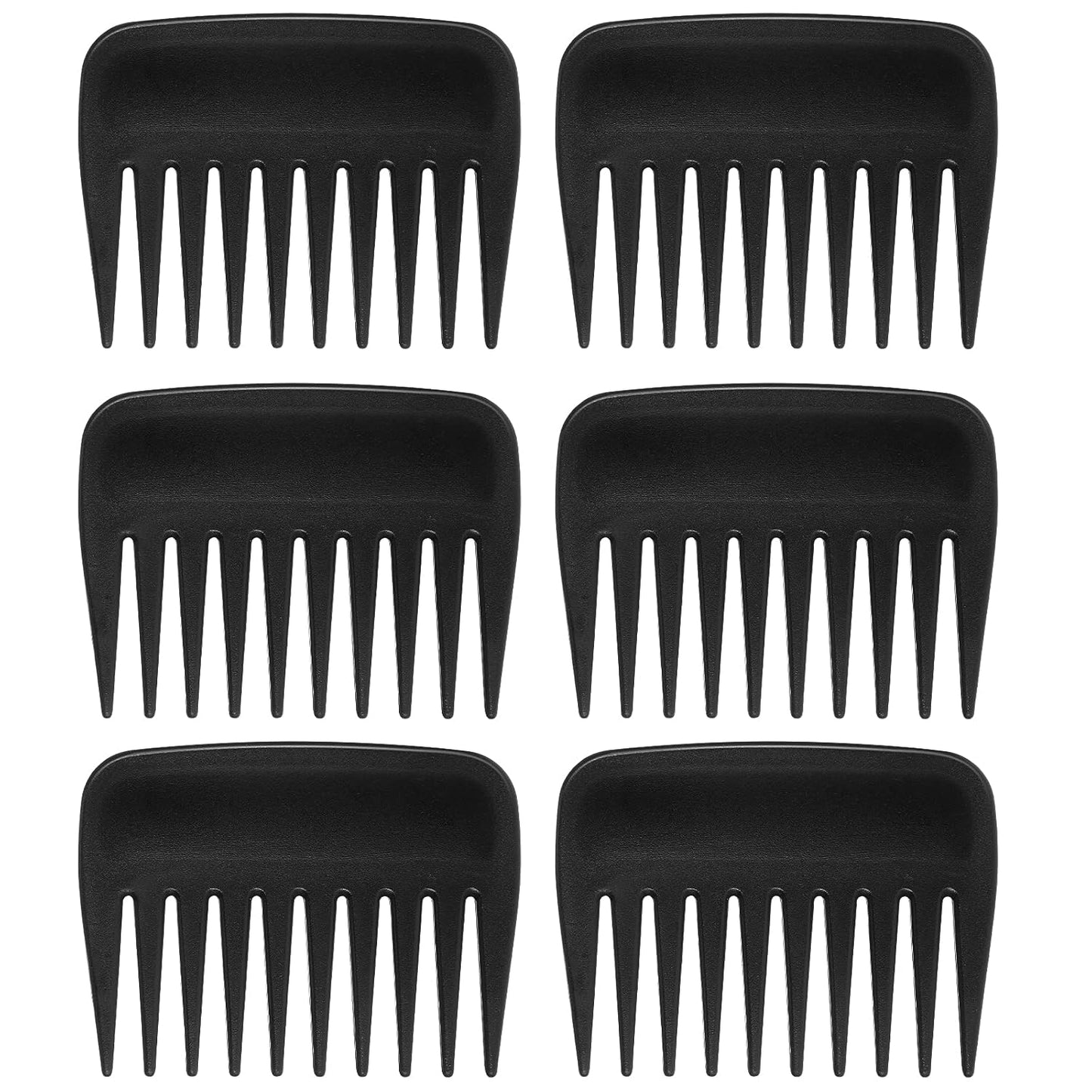 6 Piecess Palm Combs Pocket Mini Brush Palm Hair Brush Wide Tooth Detangling Combs Pocket Travel Combs for Men Women Curly hair
