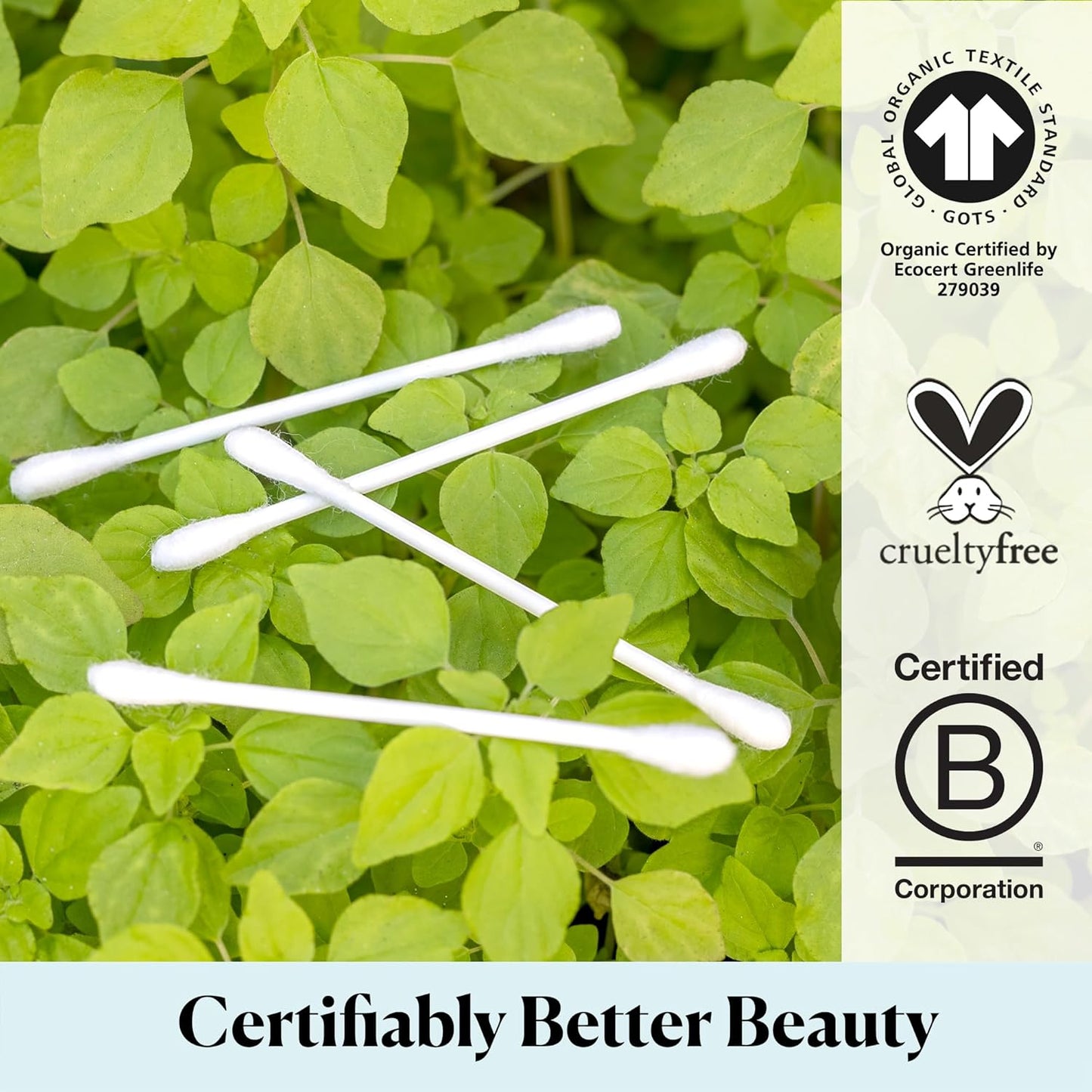 Sky Organics - Organic Cotton Swabs, Ultra Soft Tips - Strong & Durable - Hypoallergenic - Chlorine Free - Sustainable - Natural, Vegan & Cruelty Free - Skin Care & Self Care w ebook