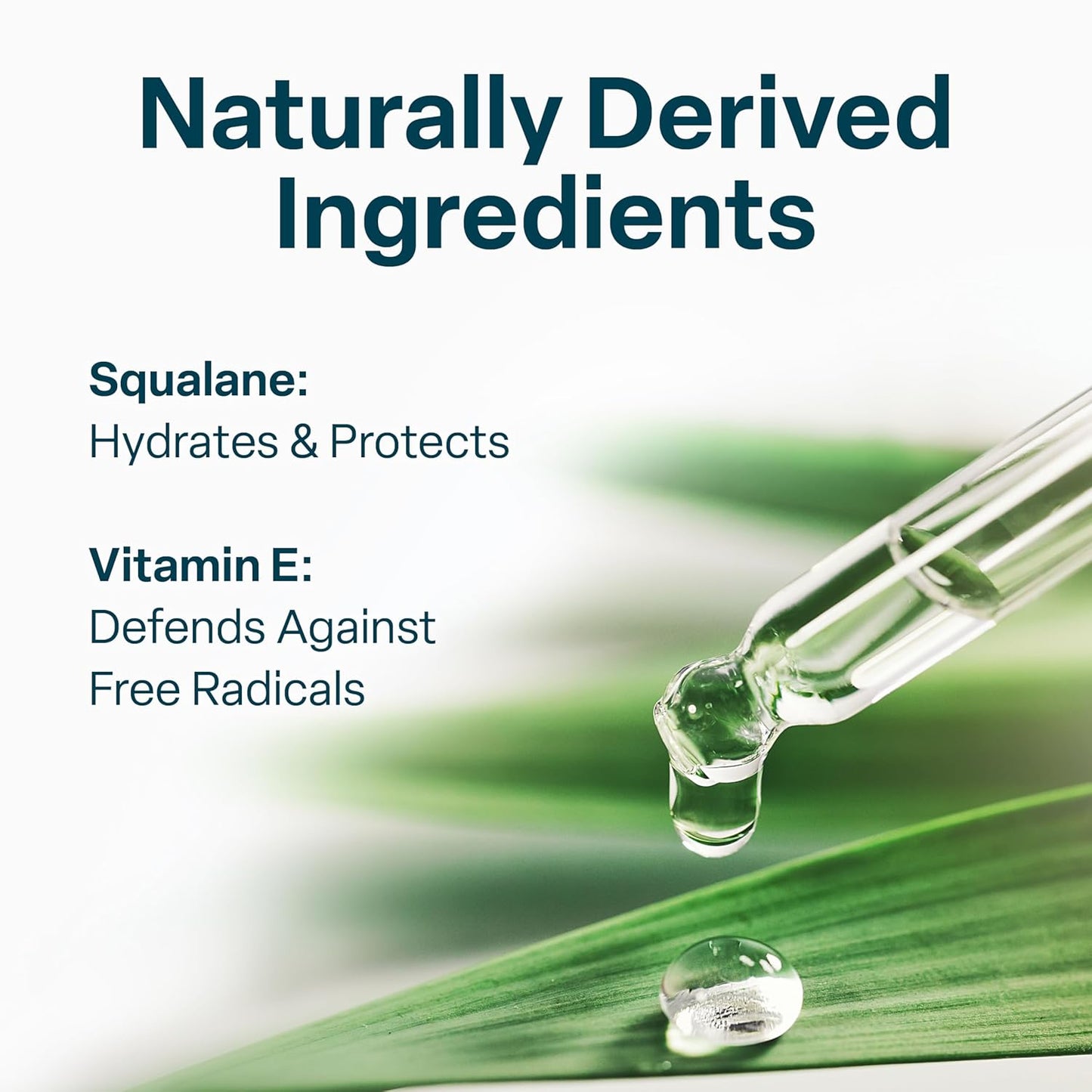 QRxLabs Squalane Oil for Face & Organic Vitamin E Oil - 2 Fl Oz, Unscented - Body & Hair Care - Fine Line & Wrinkle Treatment