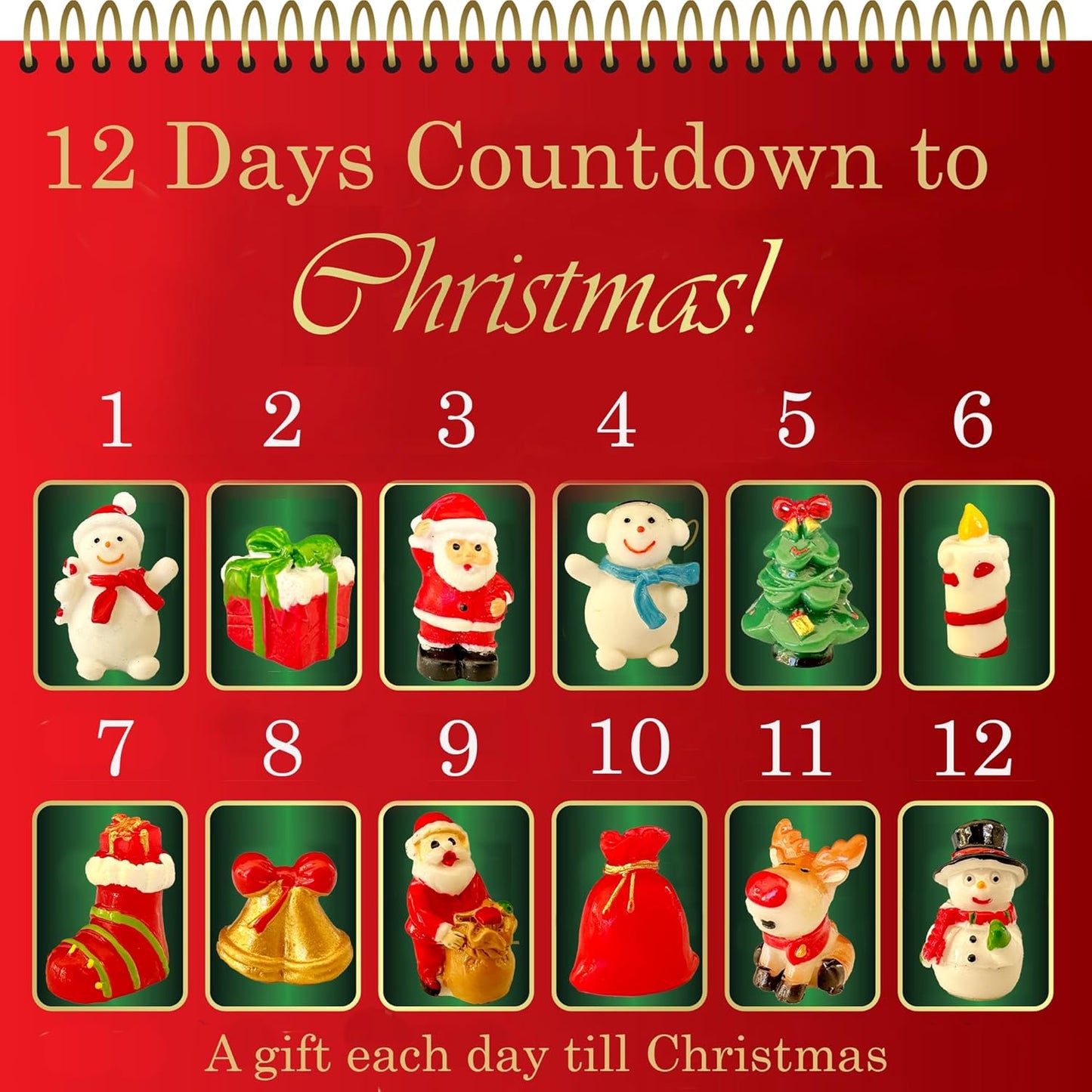 Christmas Bath Bombs for Kids with Surprise Toys Inside - Kids Advent Calendar Bathbombs - 12 Pack Organic Bath Bombs Gift Set, Moisturizing Bubble Bath Fizzies, Gifts for Boys, Girls, Toddler