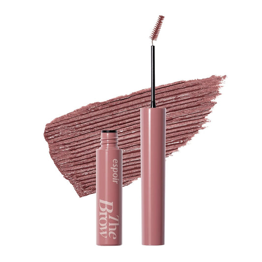 Espoir The Brow Color Fixing Cara #6 Rosy Brown 0.1 fl oz | Easy Fixing without Clumping | Long Lasting Smudgeproof Eyebrow Mascara | Soft Mood Coloring Tinted Gel | Korean Eye Makeup