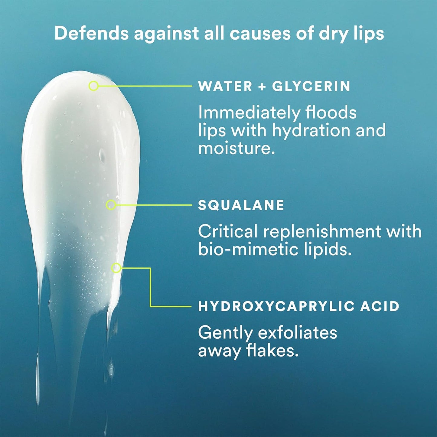 Experiment Softwear Smoothing Lip Treatment - 24hr Hydration with Squalane, Glycerin & Pomegranate Sterols - Intensive Moisture & Repair for Extra Dry, Flaky Lips - Vegan Lip Balm, .34 FL OZ