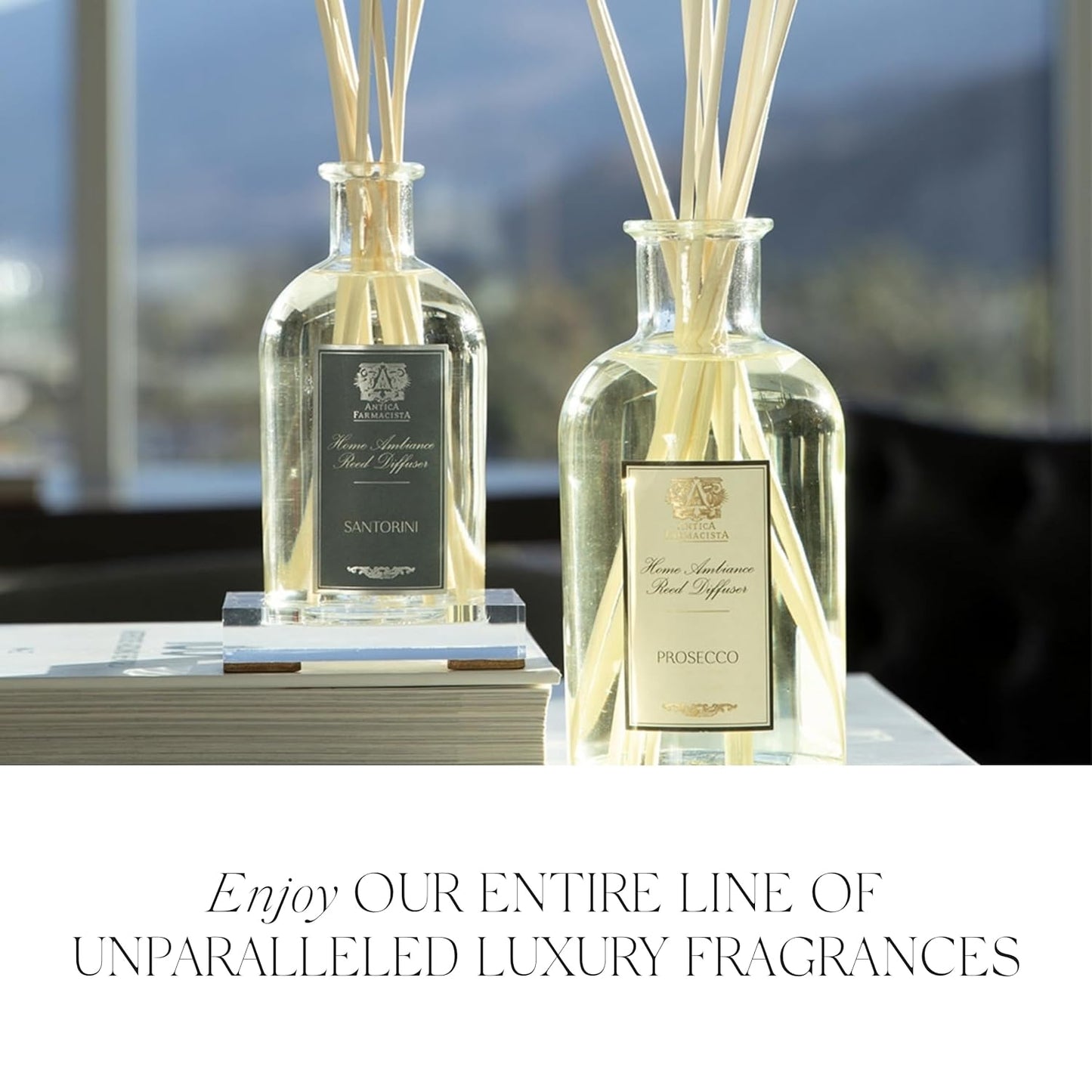 Antica Farmacista Acrylic Bath & Body Gift Set - Includes Body Wash, Body Moisturizer & Acrylic Tray - Bath & Body Gift Set for Women - Prosecco