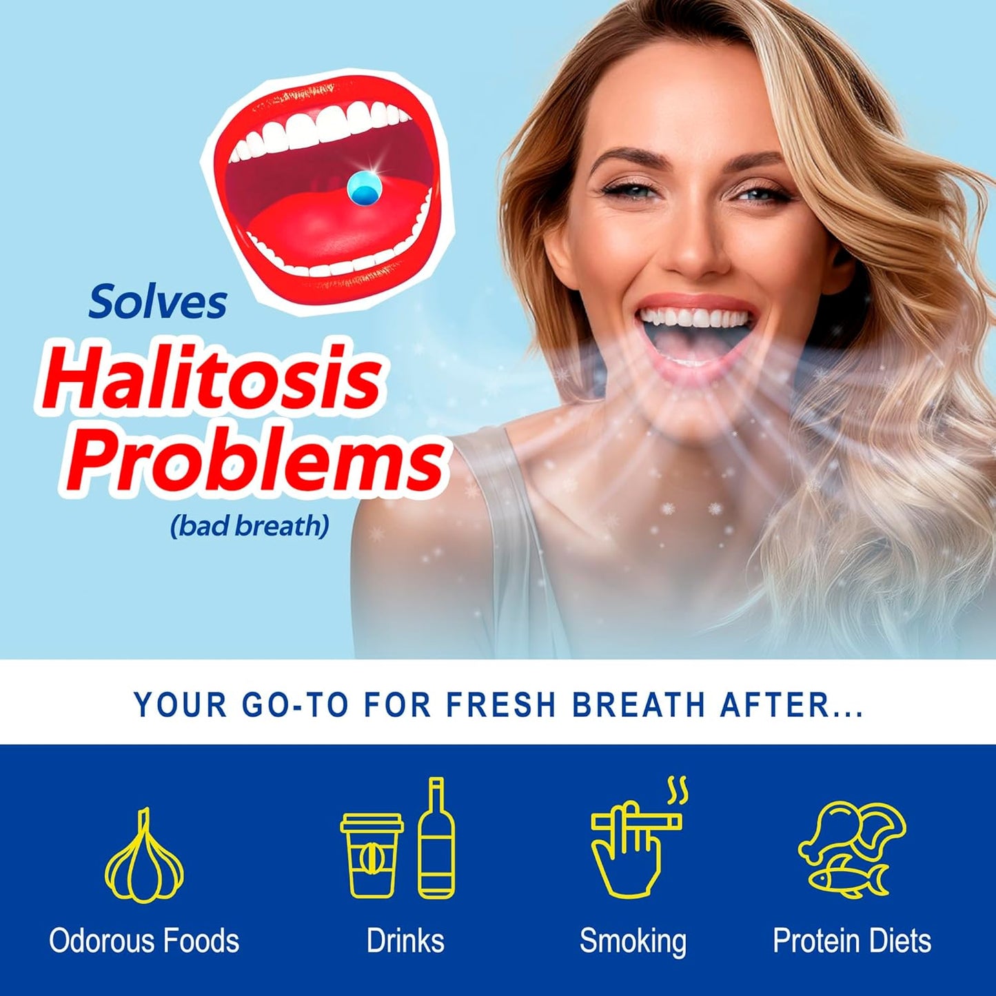 PaperMints CoolCaps - Instant Fresh Breath Mints Sugar-Free Variety 4 Pack - 160 capsules. Chronic Bad Breath Treatment for Adults, Peppermint Mouth Freshener Mint Pearls Halitosis Dry Mouth Products